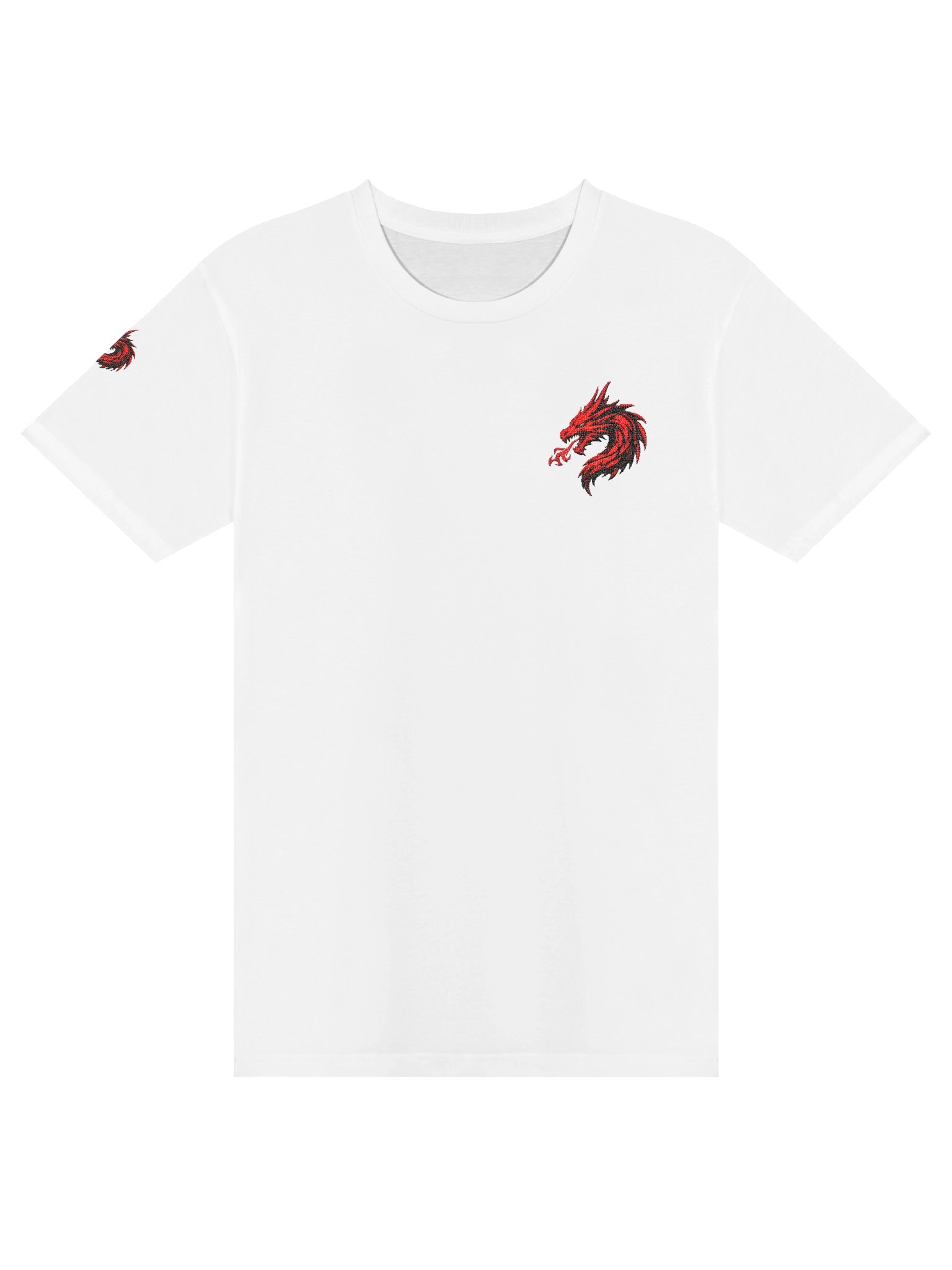 🔥 RED DRAGON EMBROIDERED T-SHIRT Remember Who You Are. product image (34)