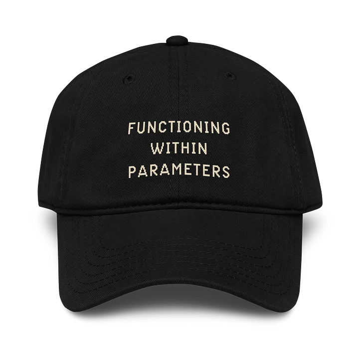 Functioning Within Parameters Hat | Chronic Illness & Spoonie Humor Cap product image (1)