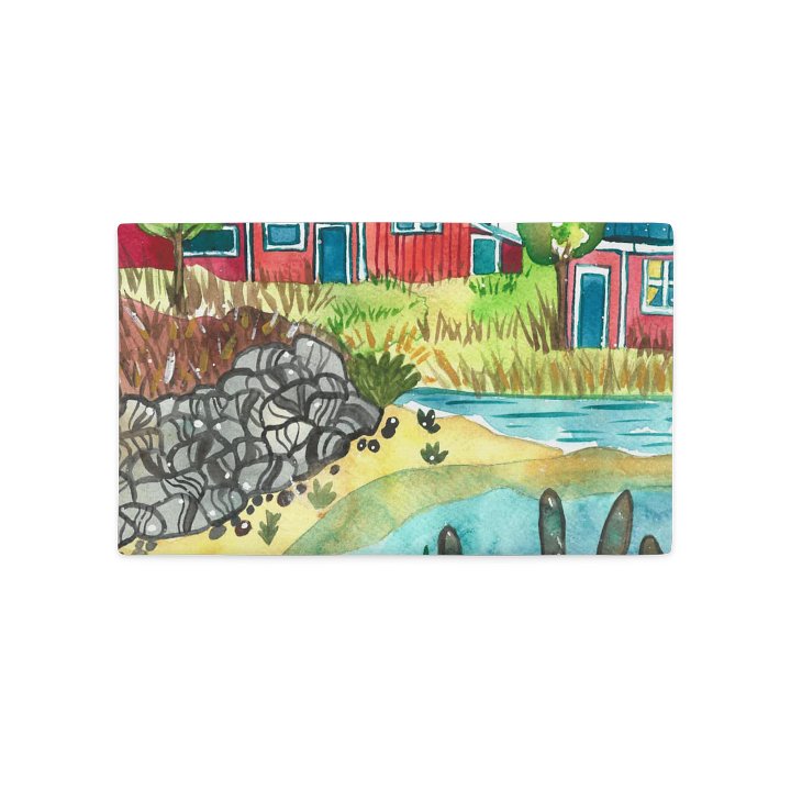 Fishing Village Pillow Case product image (2)
