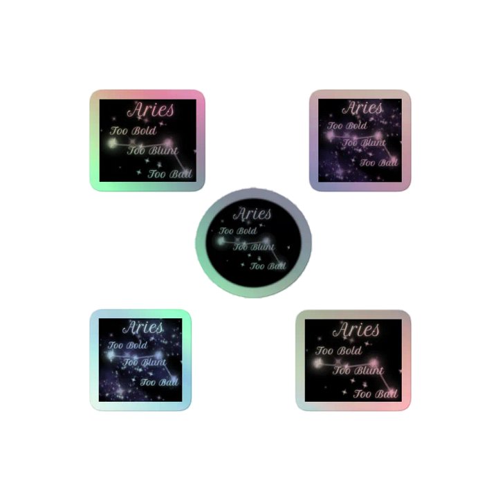 Aries 2025, Constellation, Hole Sticker Pack product image (2)