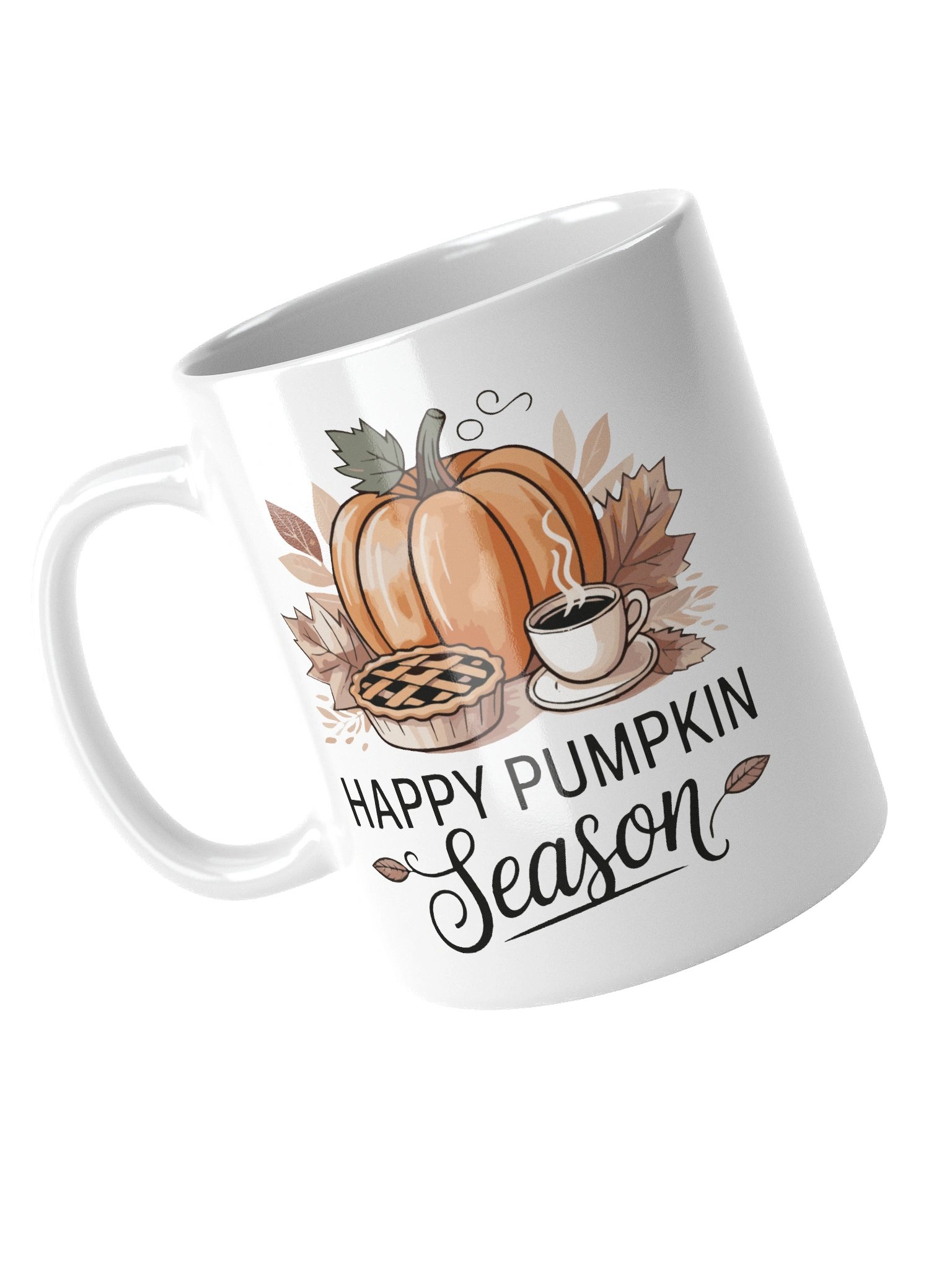 Happy Pumpkin Season White Glossy Mug product image (10)
