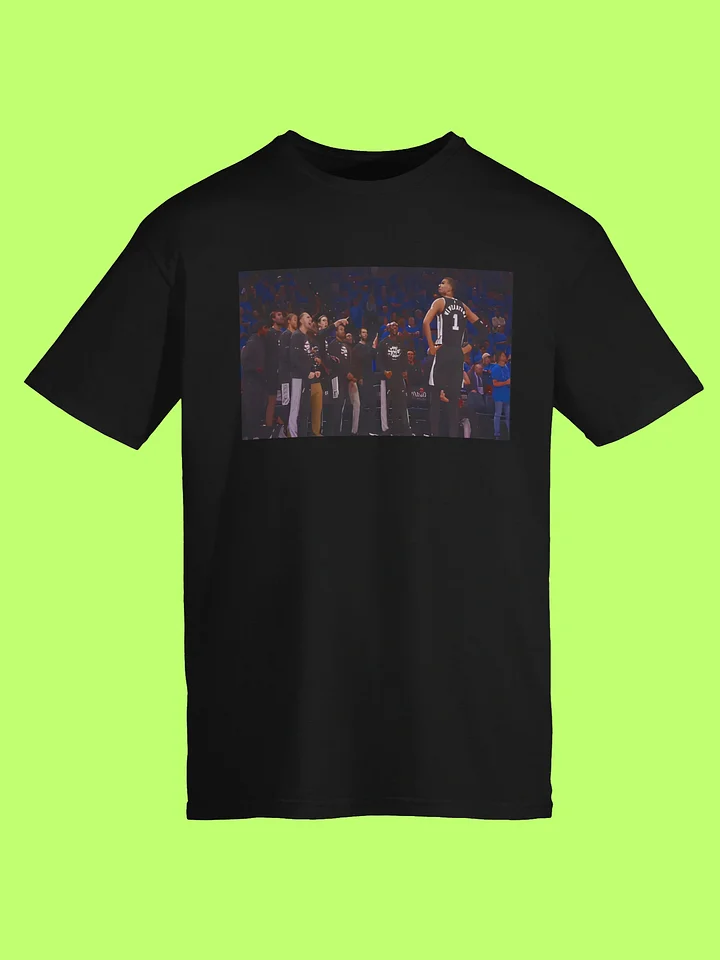 Wembanyama Spurs Game 1 Win vs Thunder Bench Reaction Shirt product image (152)