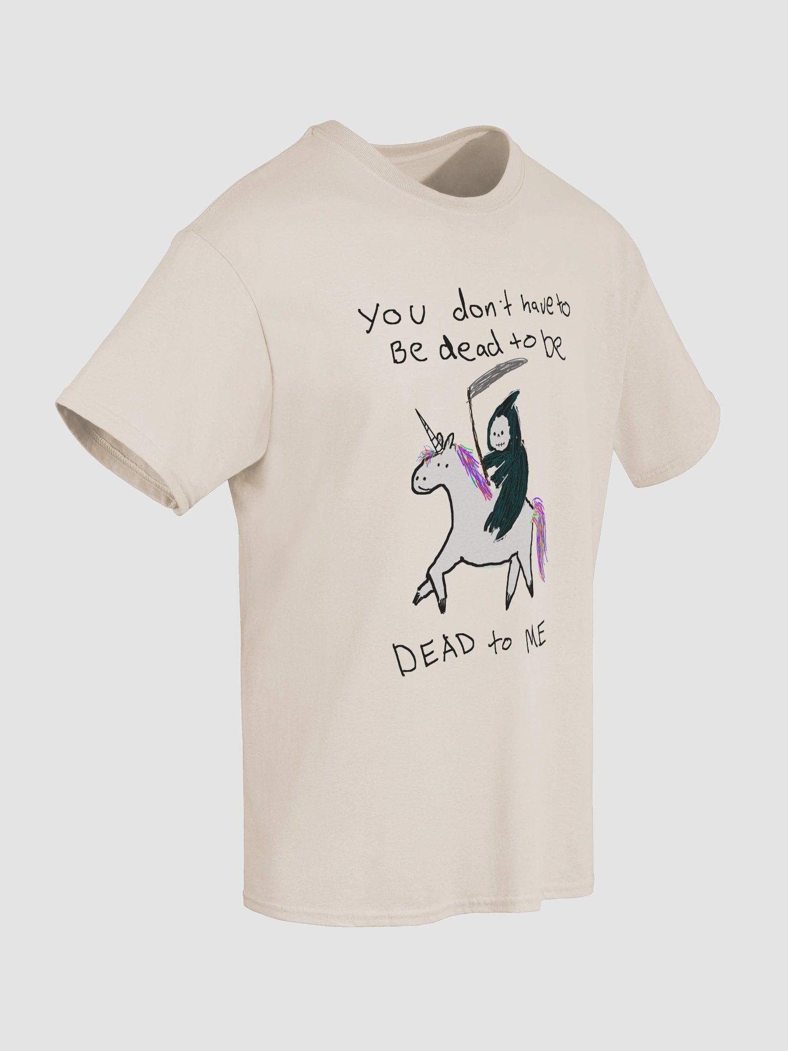 You don't have to be dead Grim reaper unicorn product image (7)