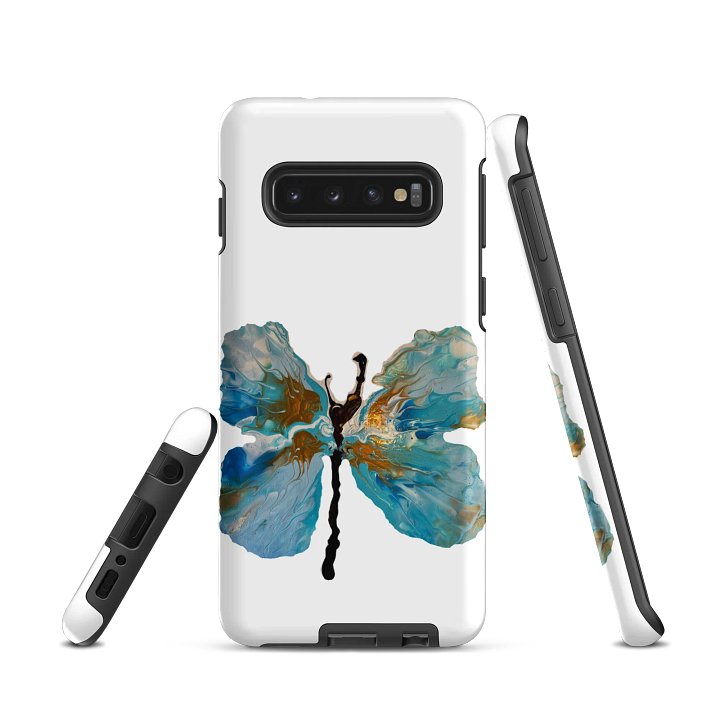 Gold and Blue Butterfly Samsung® Phone Case product image (2)