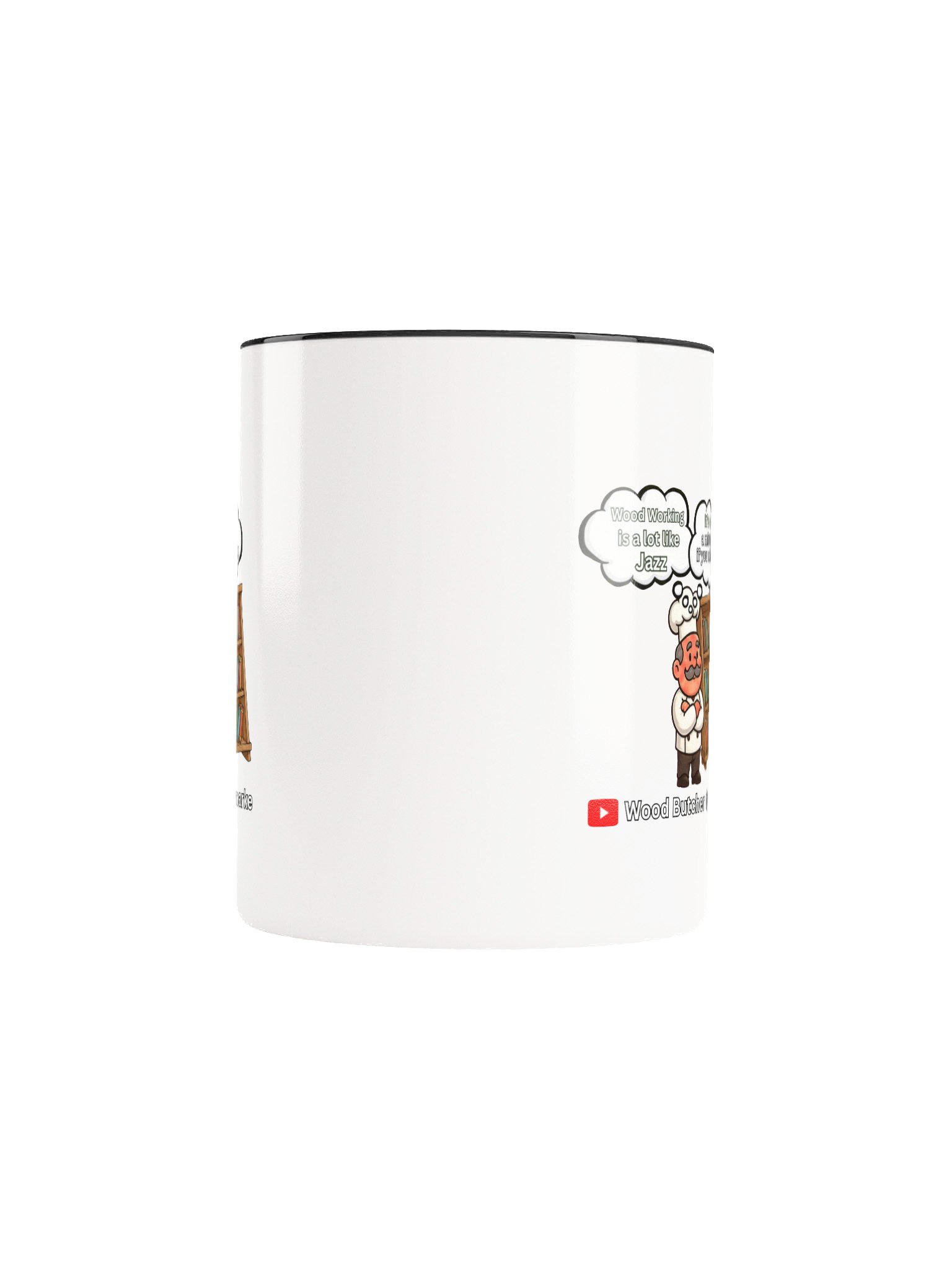 Wood Butcher gets philosophical Mug product image (86)