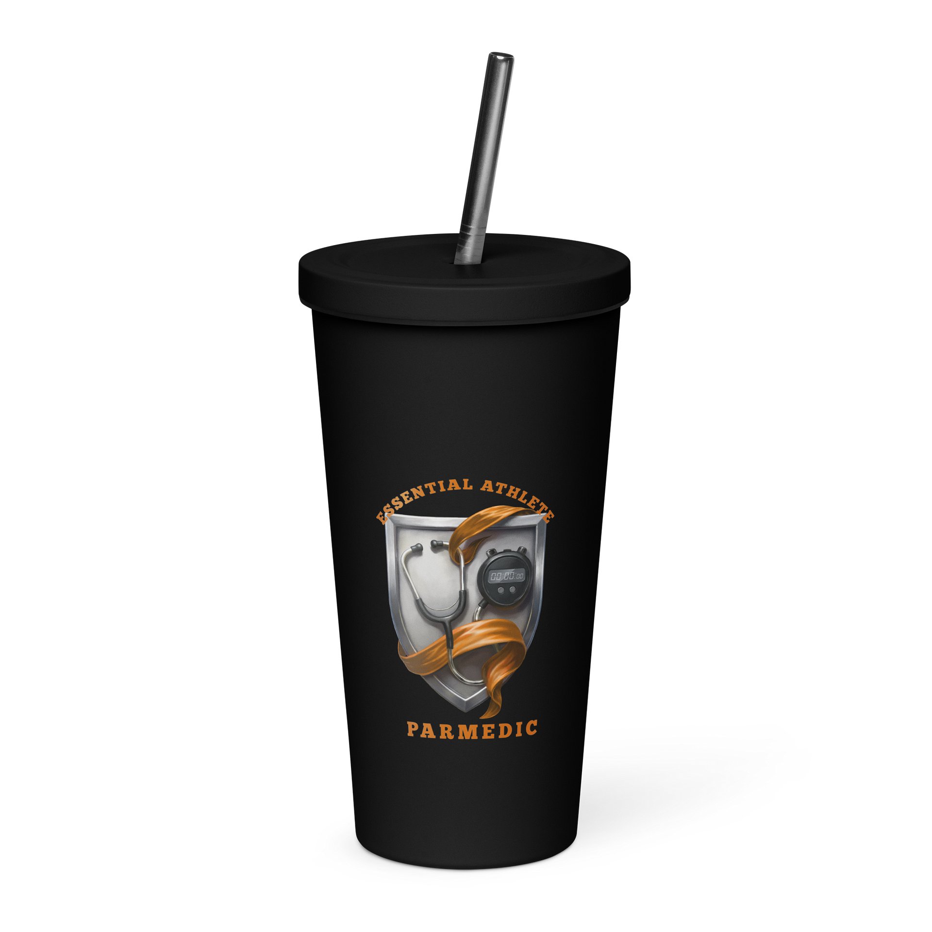 Shield Series: Paramedic Edition Tumbler with Straw product image (1)