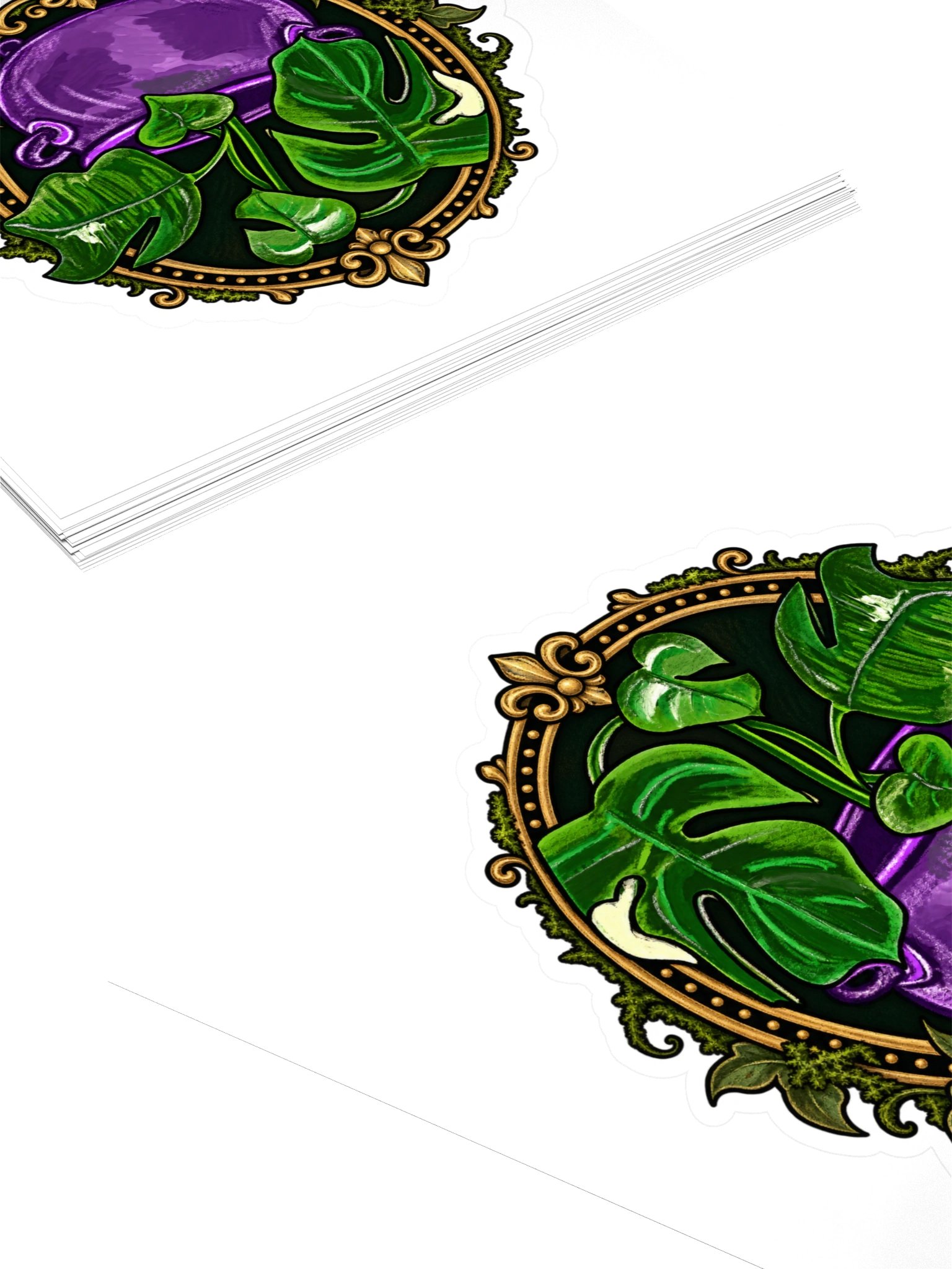 Purple Cauldron Tropical Sticker product image (4)