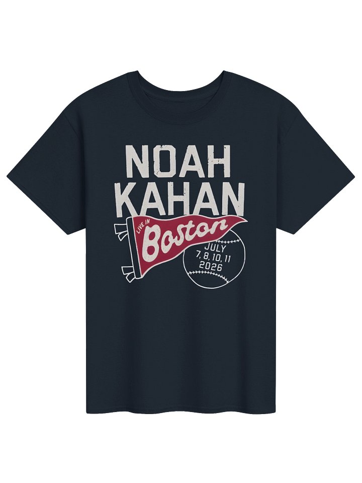 Noah Kahan Live In Boston 2026 Exclusive Merch Tshirt product image (1)