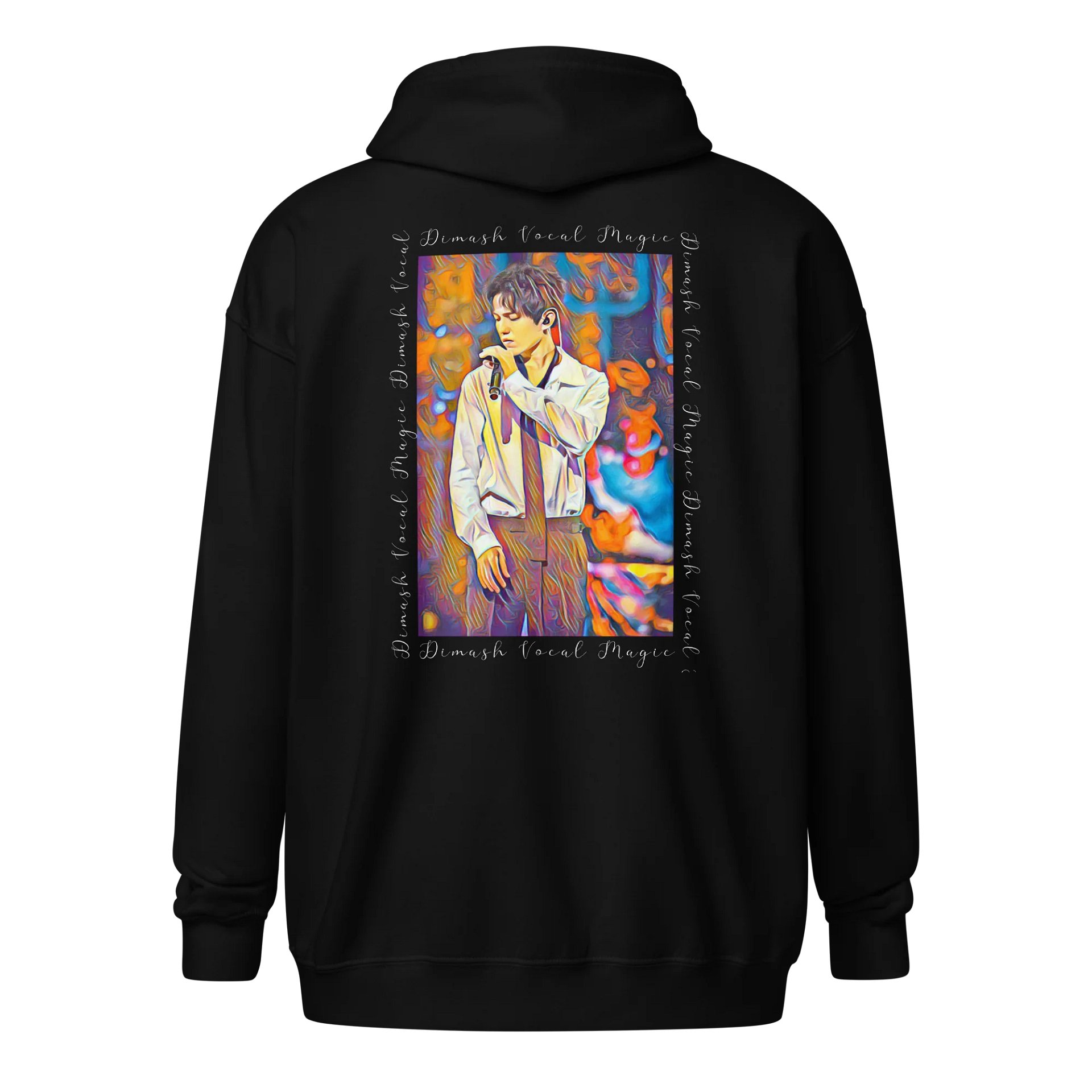 Singer From Kazakhstan Zippered Gildan Unisex Hoodie product image (1)