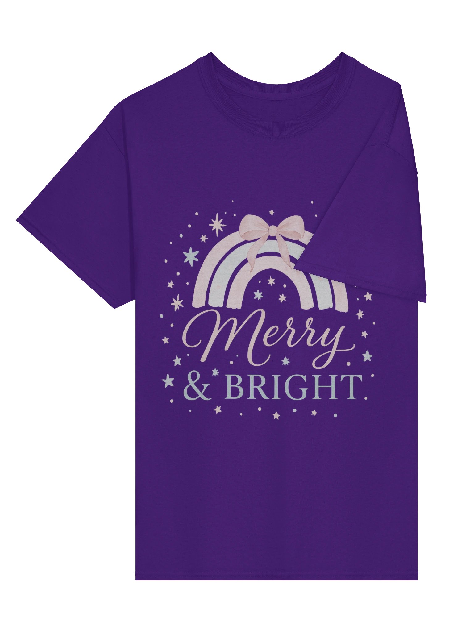 Merry & Bright Rainbow T-Shirt product image (27)