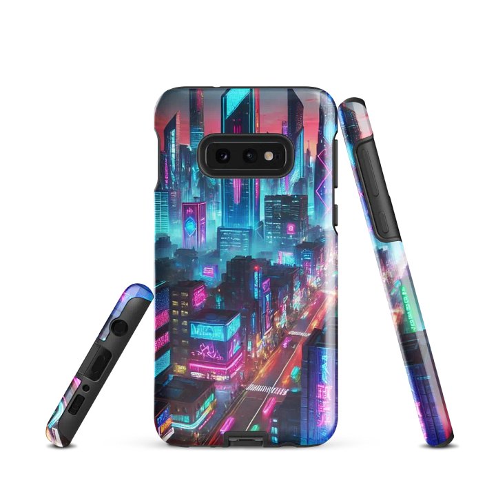 Neon Metropolis Samsung Tough Case - Cyber City Design product image (2)