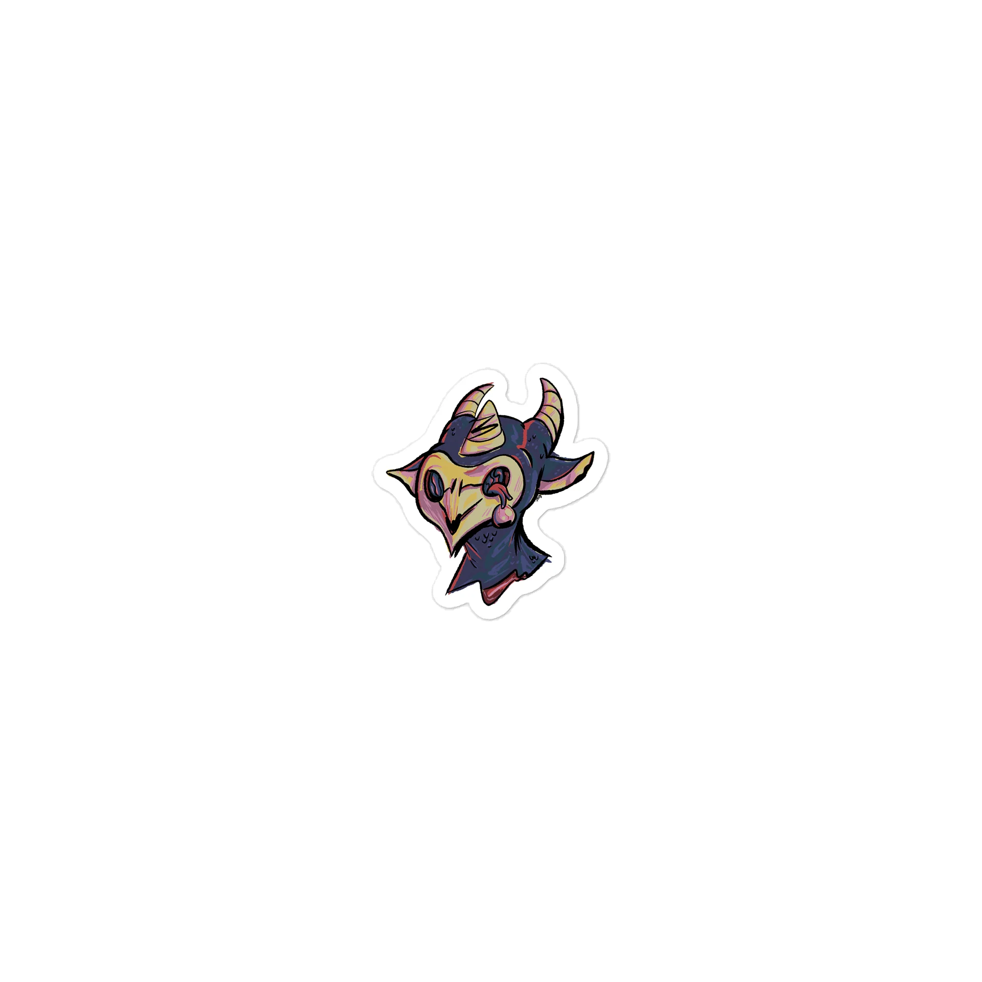 Goat Demon Die-Cut Stickers product image (1)