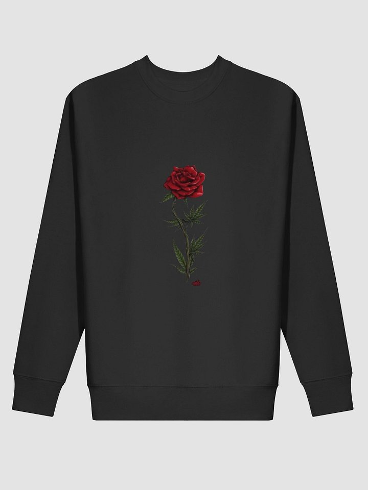 Midnight Muse Long Sleeve – Artistic Back Print Streetwear Shirt in Black product image (6)