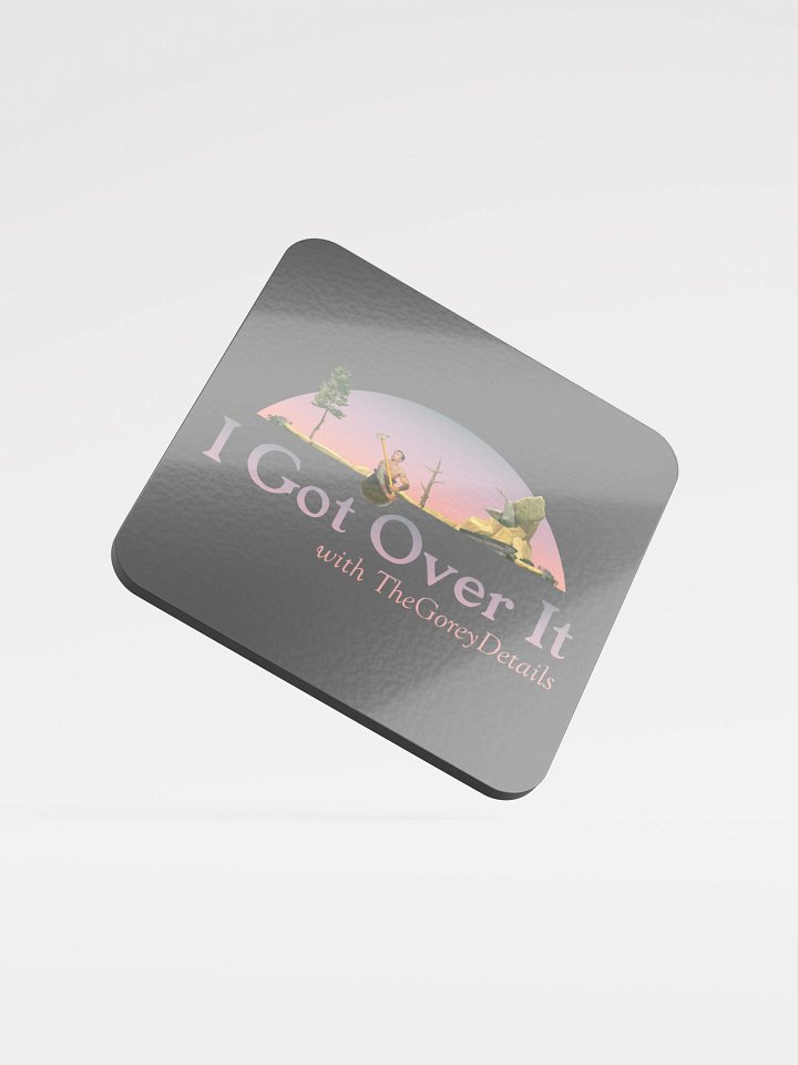 I Got Over It - Glossed Cork Coaster product image (1)