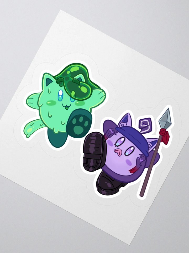 SlimeyBat - Poyo Jade & Bandana Trash Bat [sticker] product image (2)
