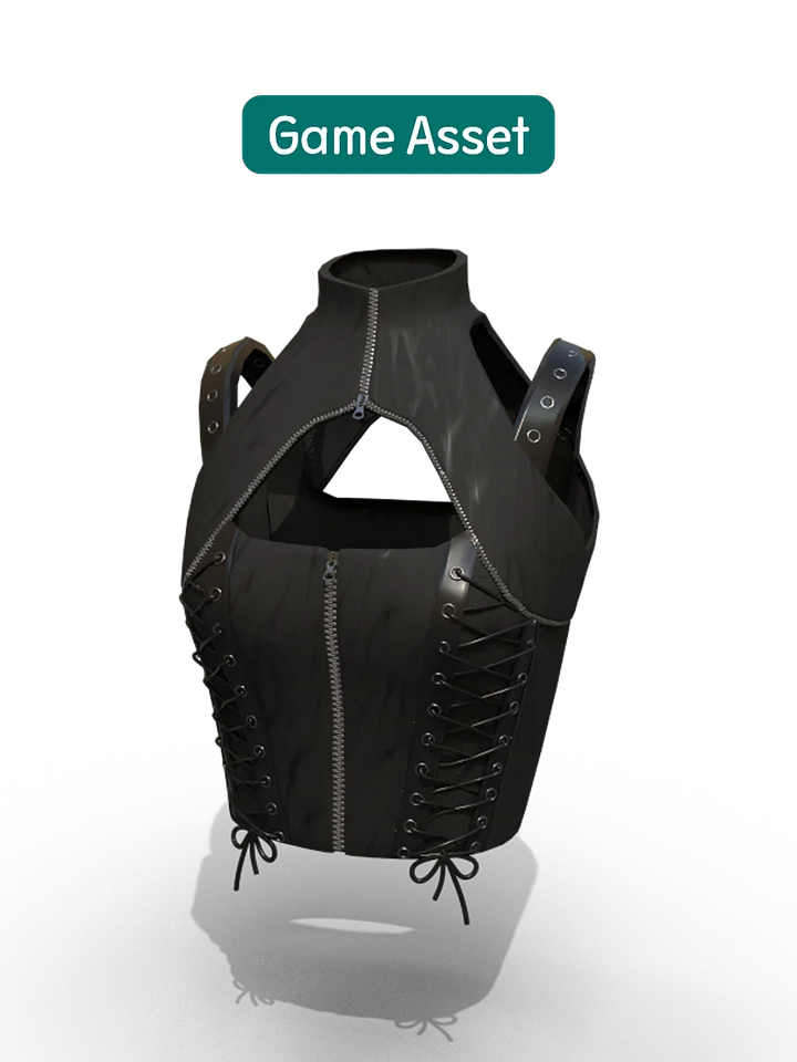 Goth Top /Unwarapping, Fbx, Obj product image (1)