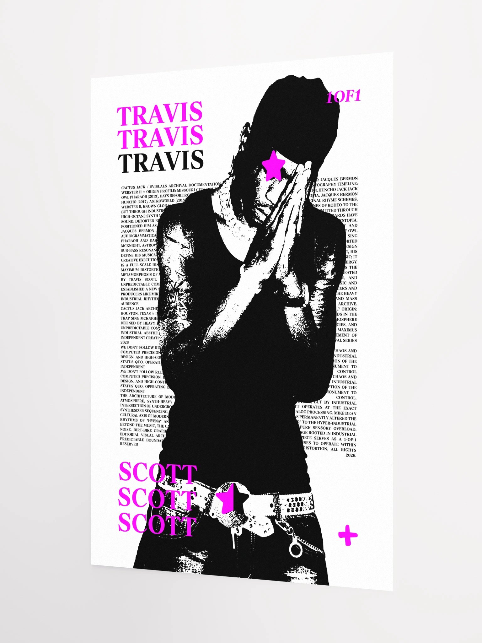 TRAVIS TRIBUTE POSTER product image (3)