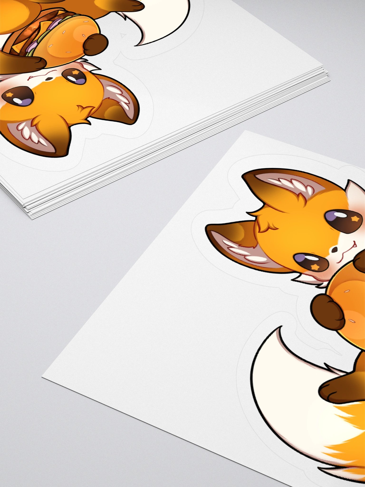 Burger Fox Sticker product image (12)