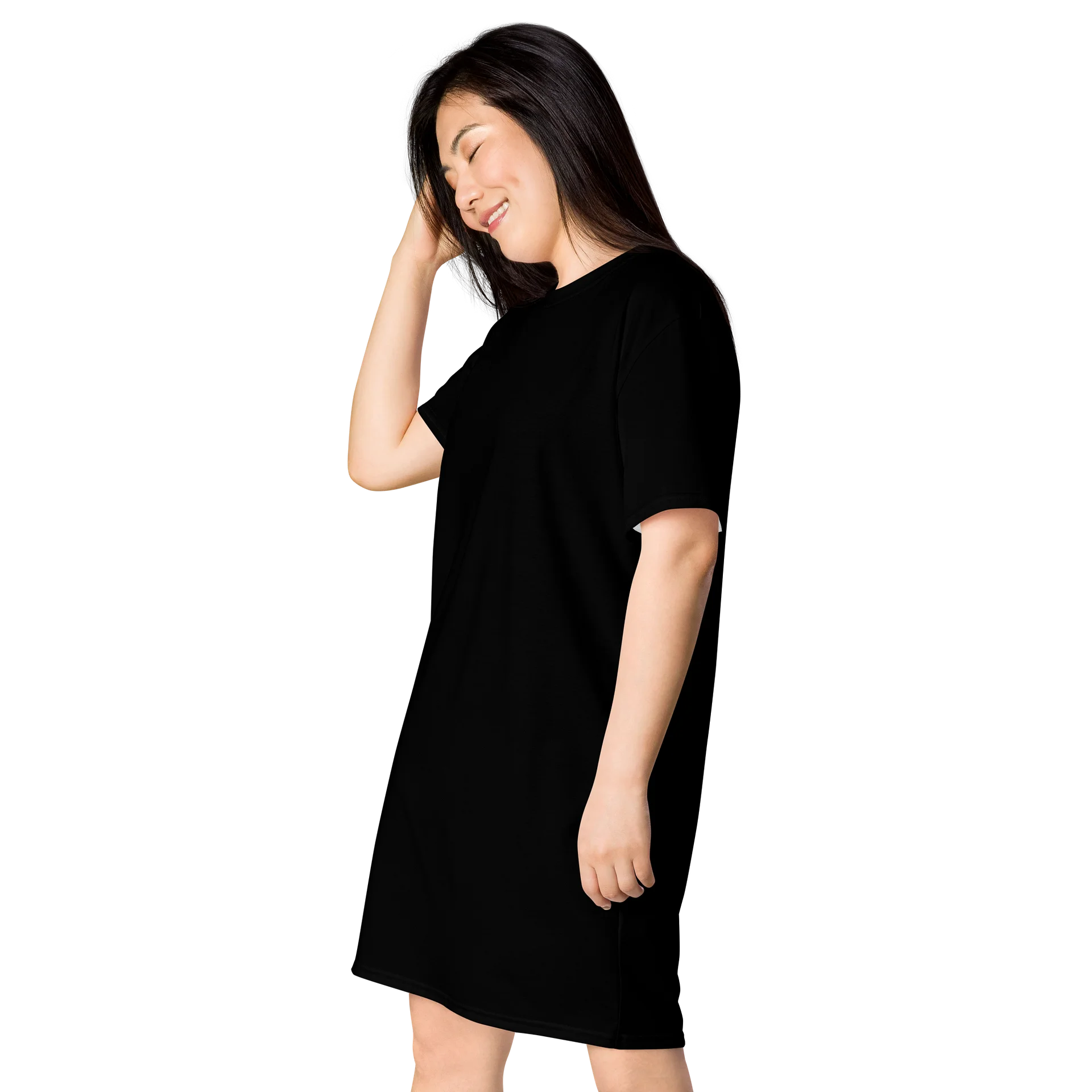 Midnight Minimal All-Over Print T-Shirt Dress product image (3)