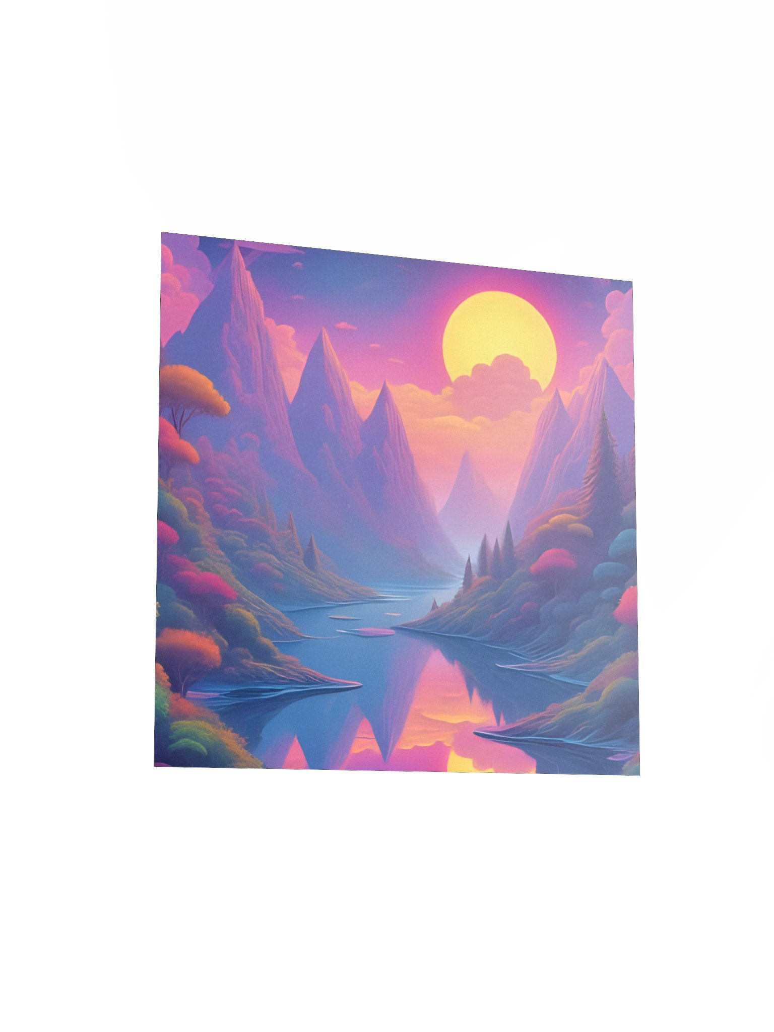 Surreal Sunset Valley Poster product image (11)