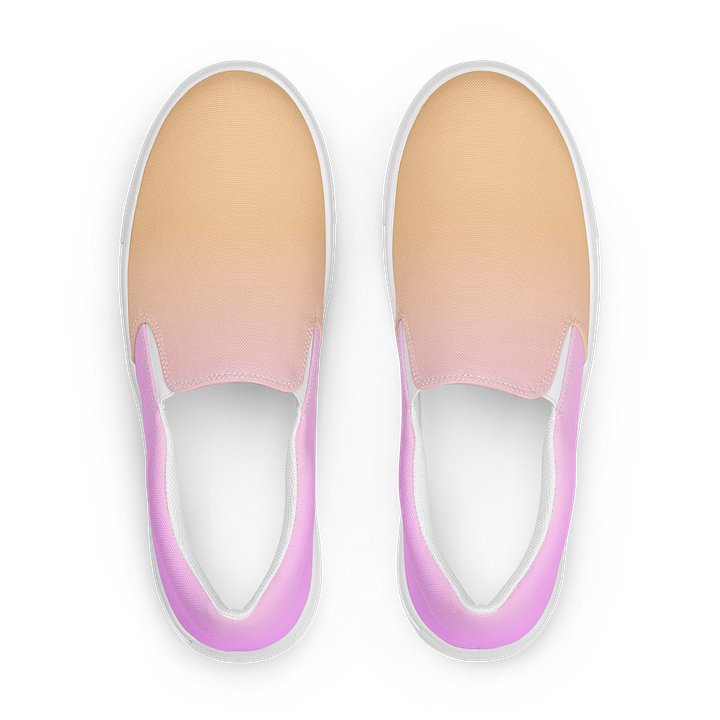 Soft Sunset Men’s Slip-On Canvas Shoes product image (1)
