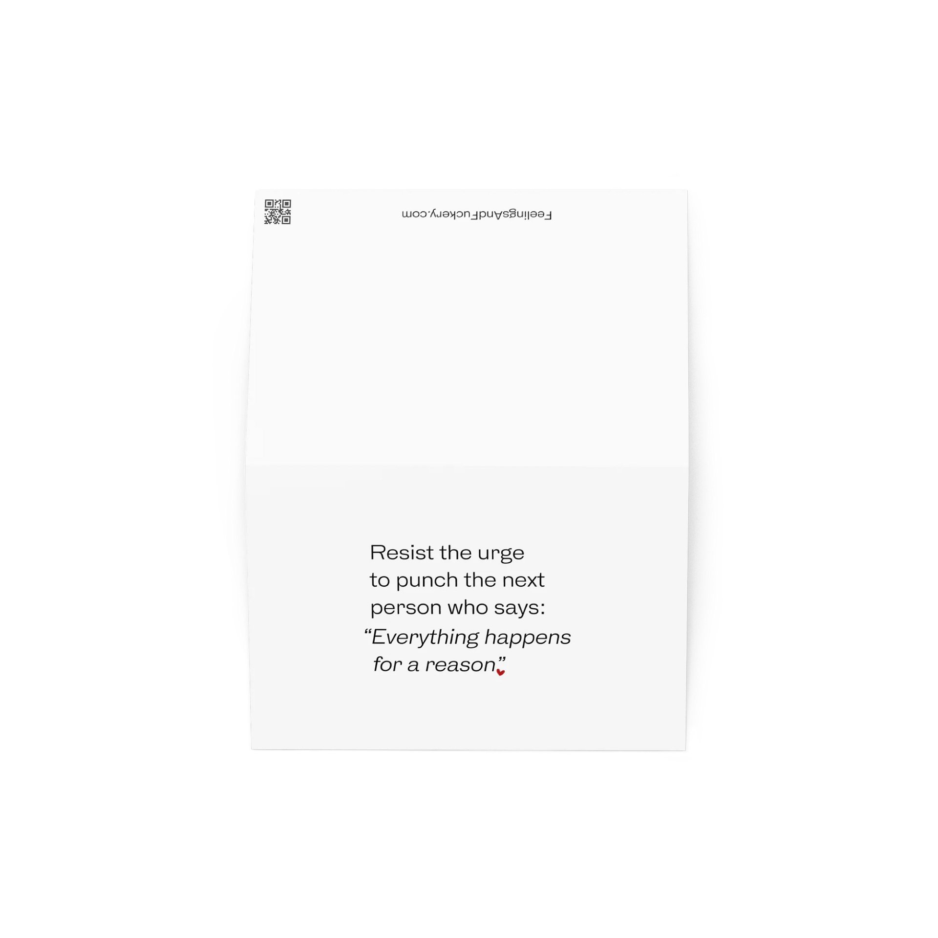RESIST THE URGE Notecard product image (2)
