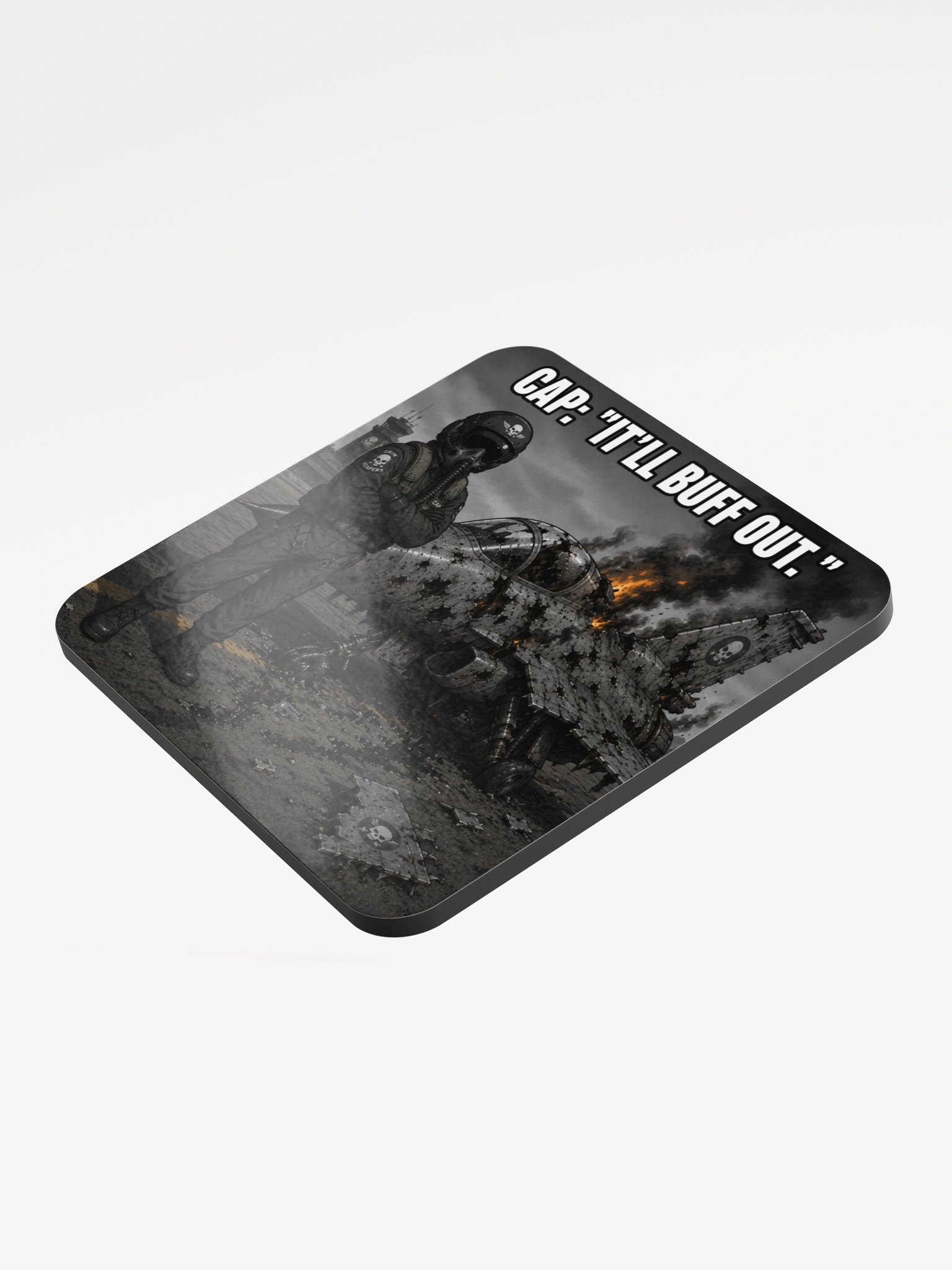 Cap: It'll Buff Out Coaster product image (3)