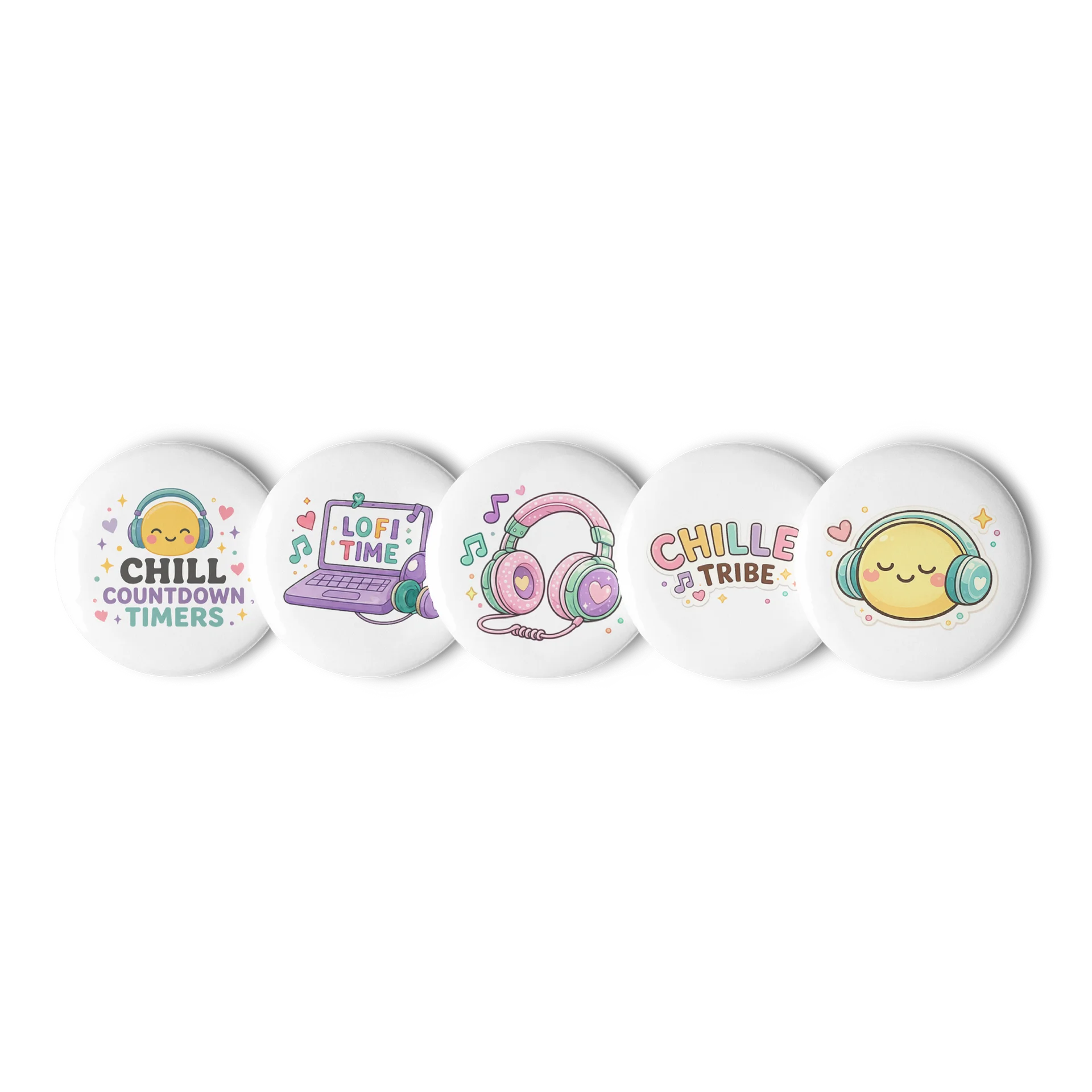 Chill Countdown Timers Pin Collection product image (1)