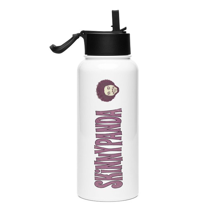 Stainless Steel Bottle with Straw product image (1)