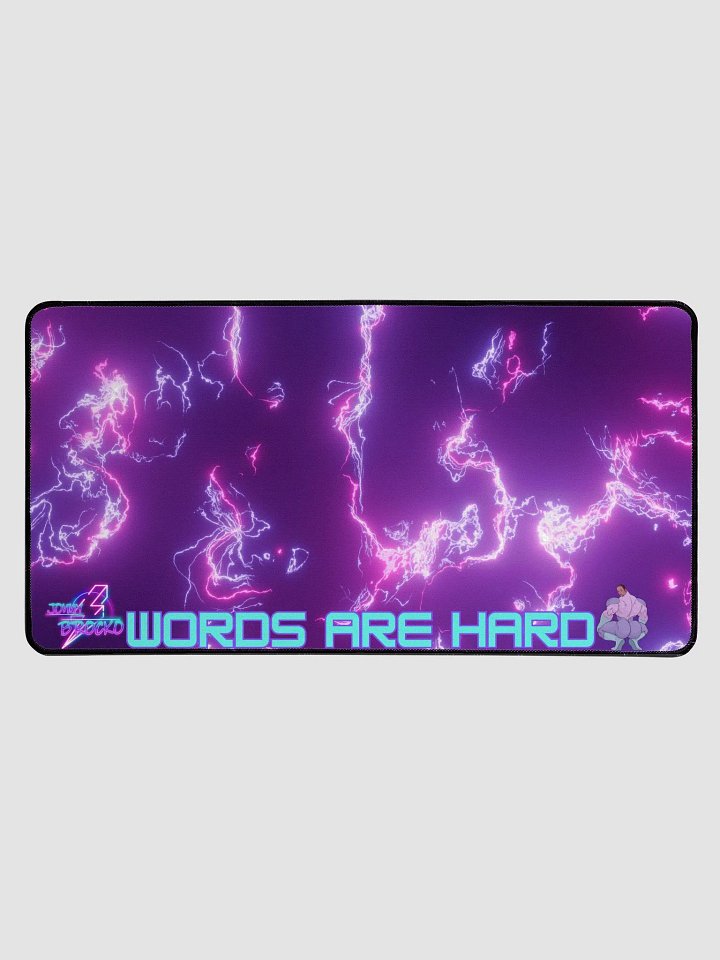 Words Are Hard Desk Mat product image (1)