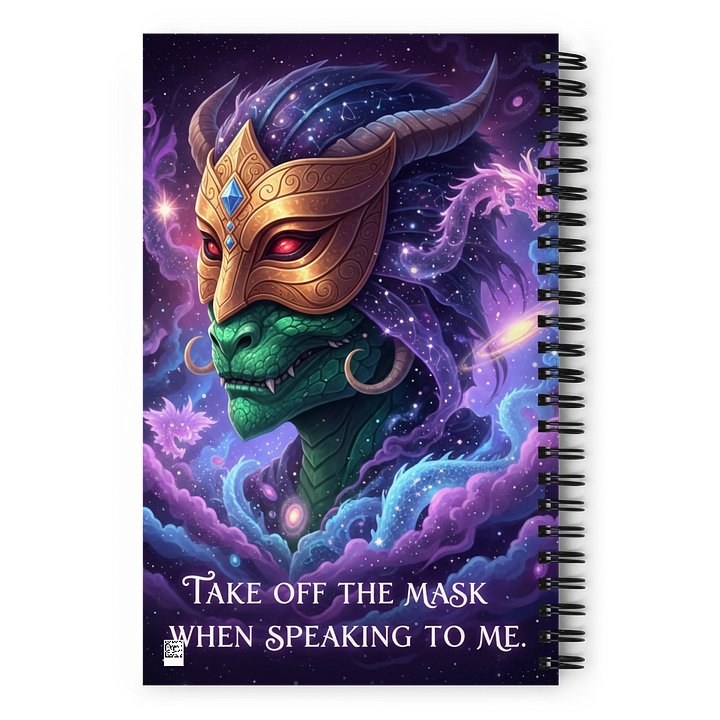 Ethereal Mask Off Spirit Spiral Notebook product image (2)