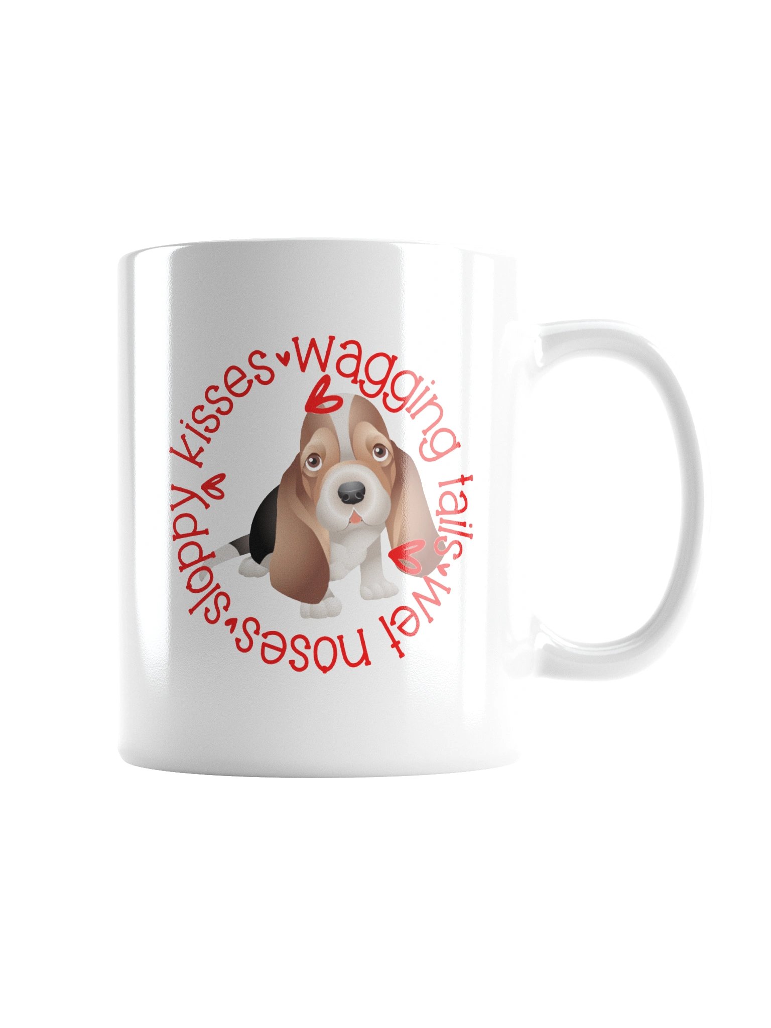 Sloppy Kisses Basset Hound Mug product image (4)
