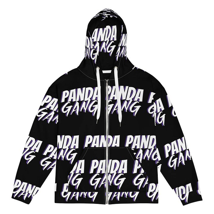 Panda Gang All-Over Print Zip Hoodie product image (1)