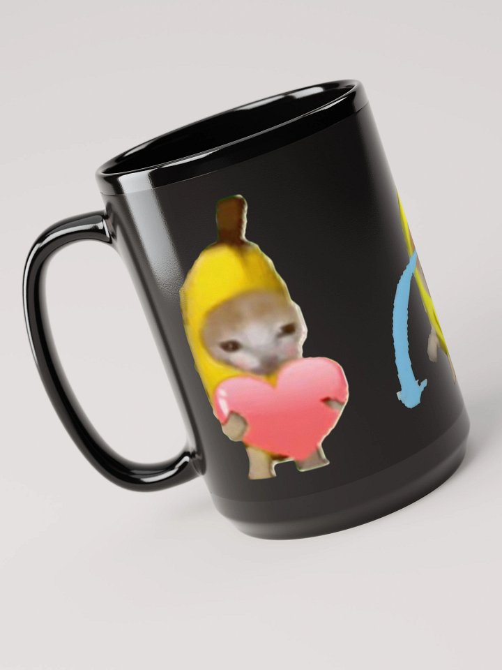Banana Cat Hold My Heart Mug product image (1)