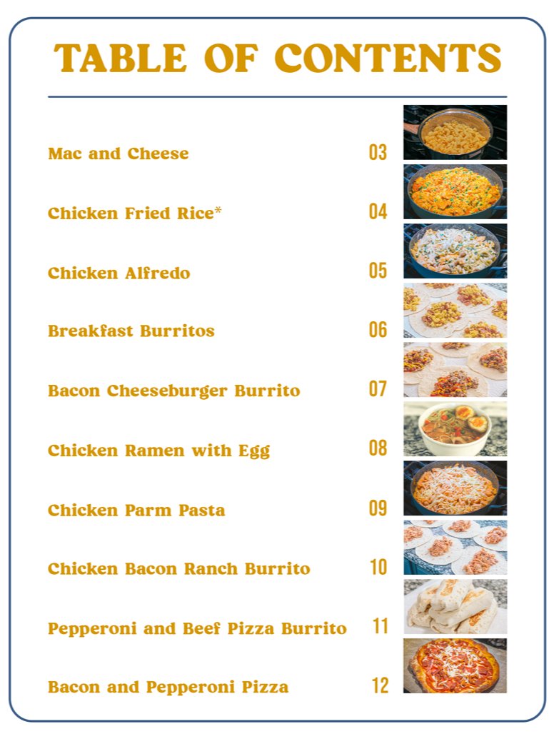 Teeketch Cooks - Recipe Zine product image (2)