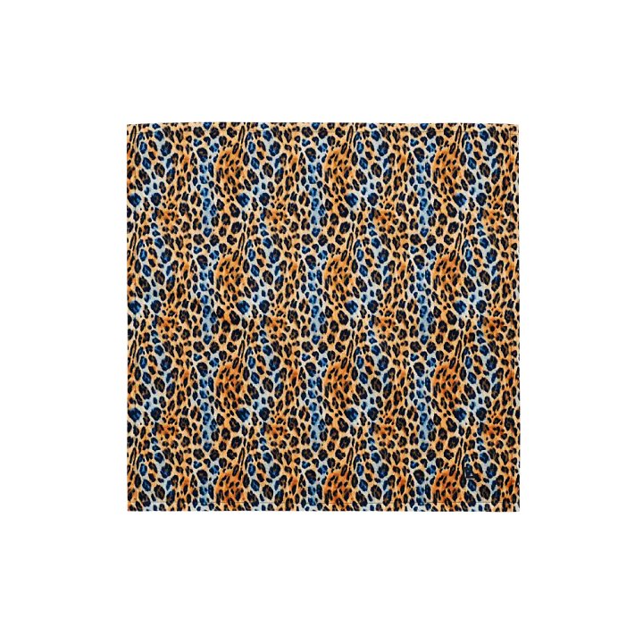 Blue Brown Leopard Bandana product image (1)