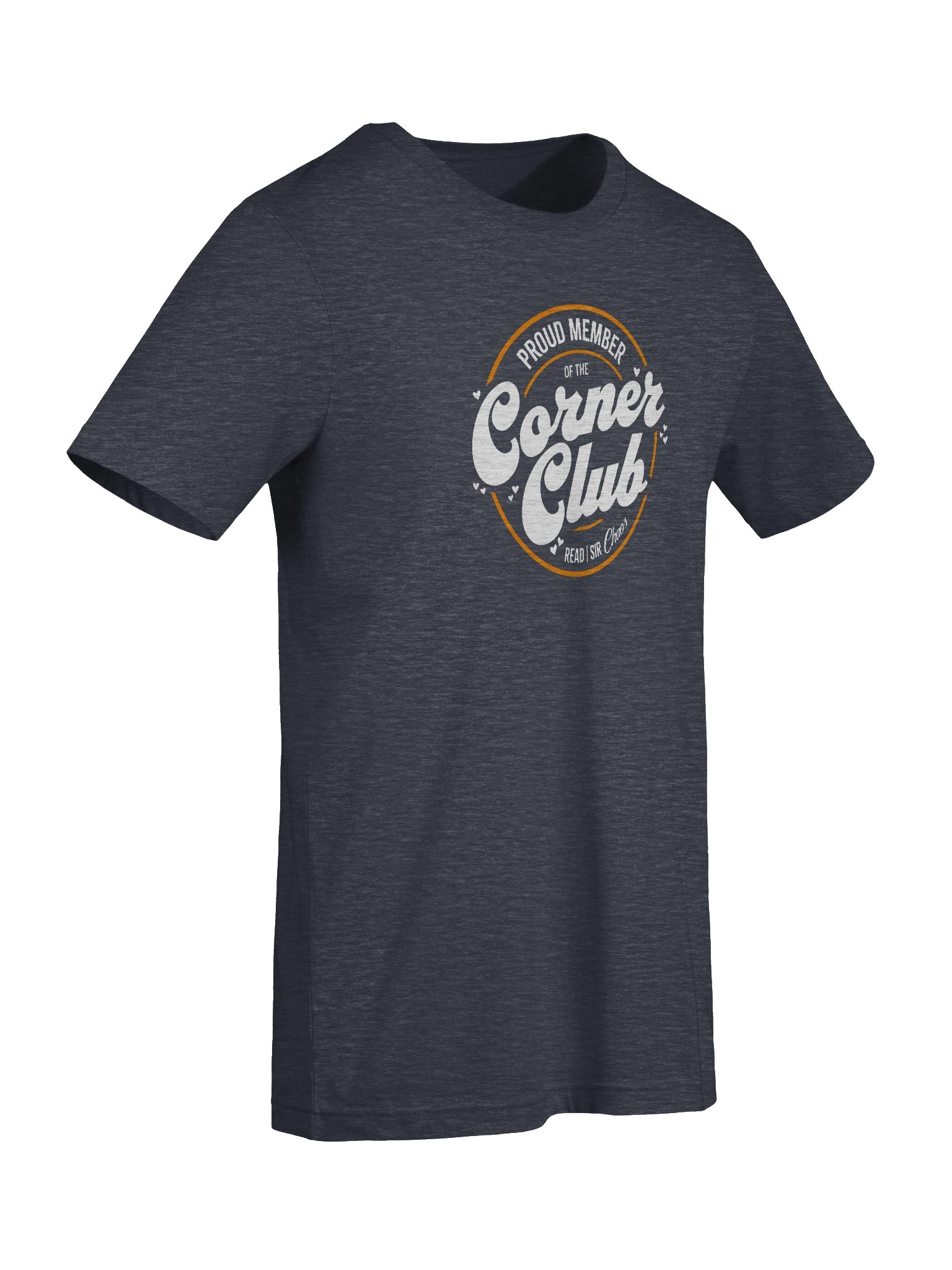 Corner Club T-shirt (White & Orange) product image (65)