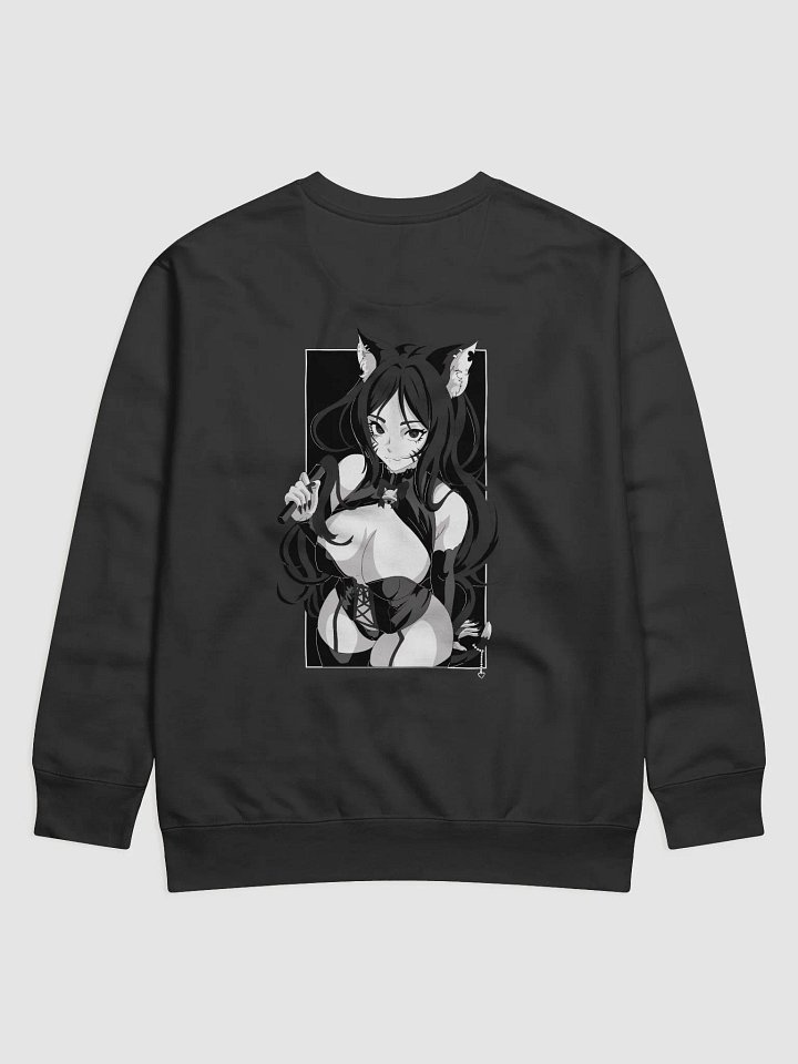 Eiko Waifu Crewneck- Black W/ Black Background product image (1)