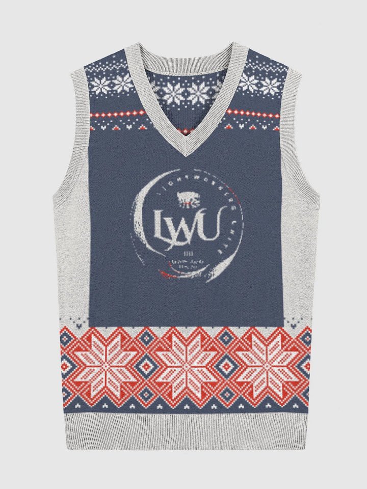 LWU Knitted V-Neck Vest product image (4)