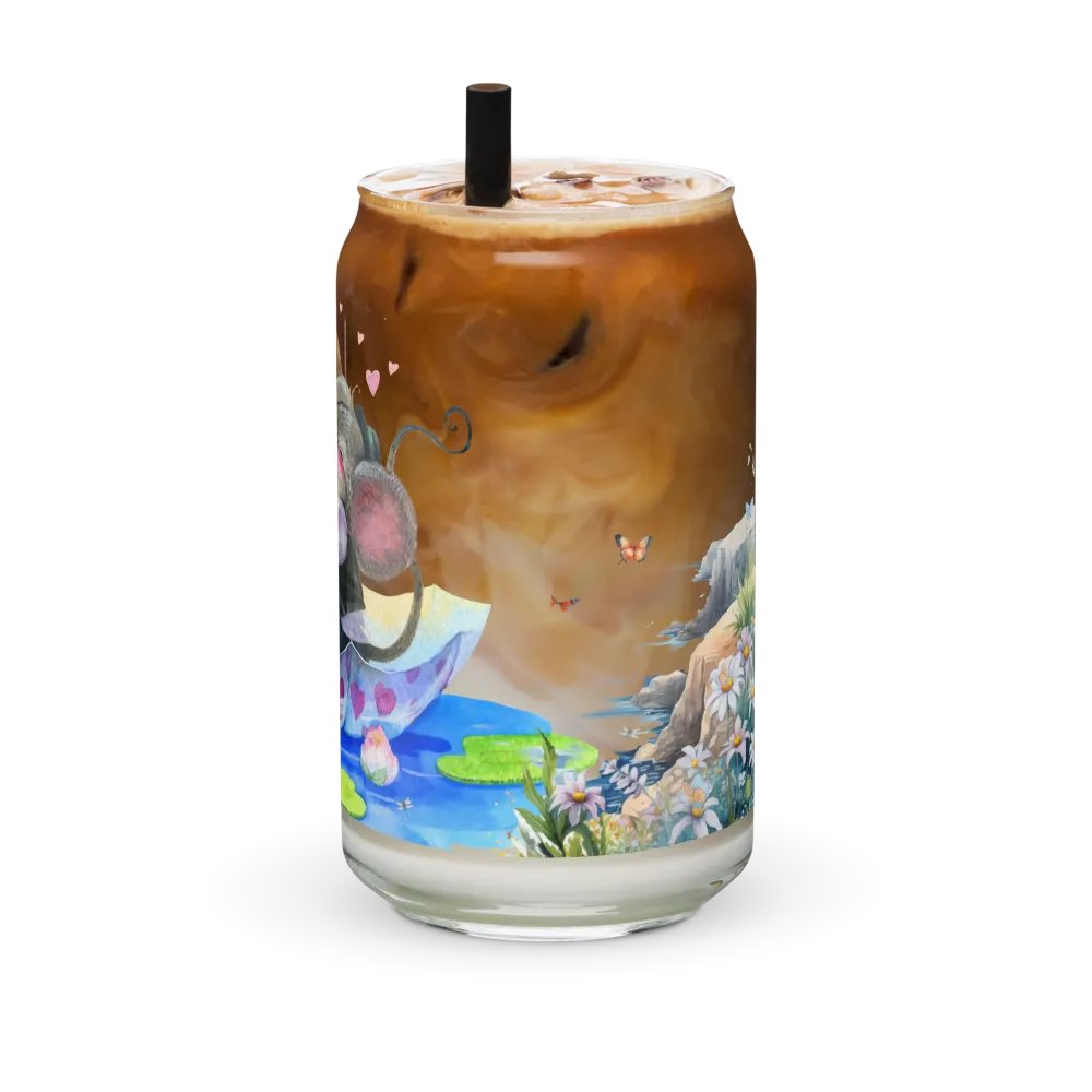 Four Seasons of Love: Sailing Into Summer Can-Shaped Glass | Romantic Summer Drinkware product image (12)