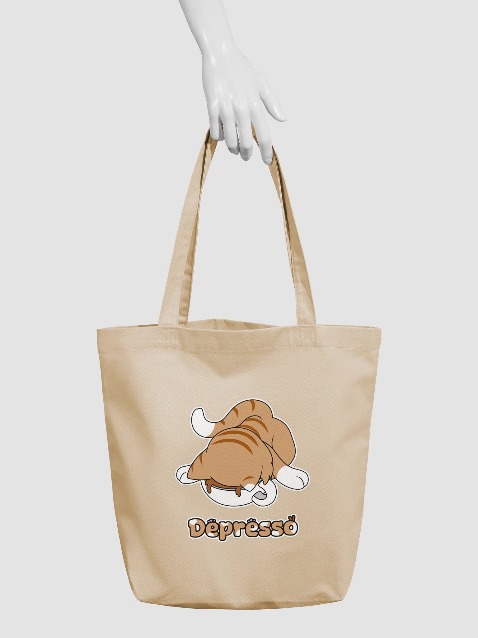 Depresso Cat Tote Bag product image (3)