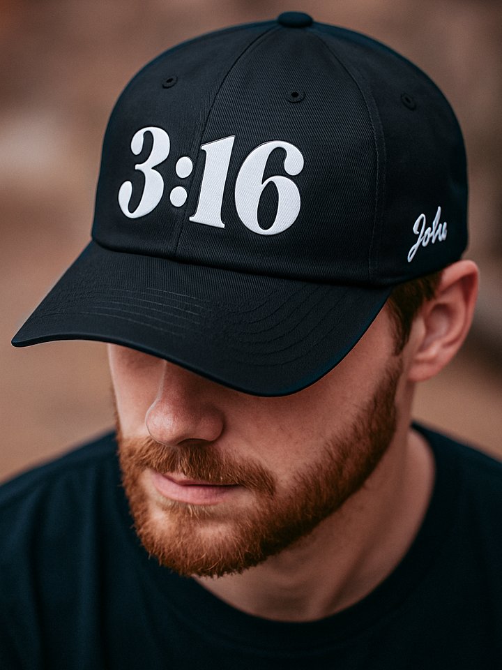 John 3:16 Embroidered Classic Dad Hat product image (1)