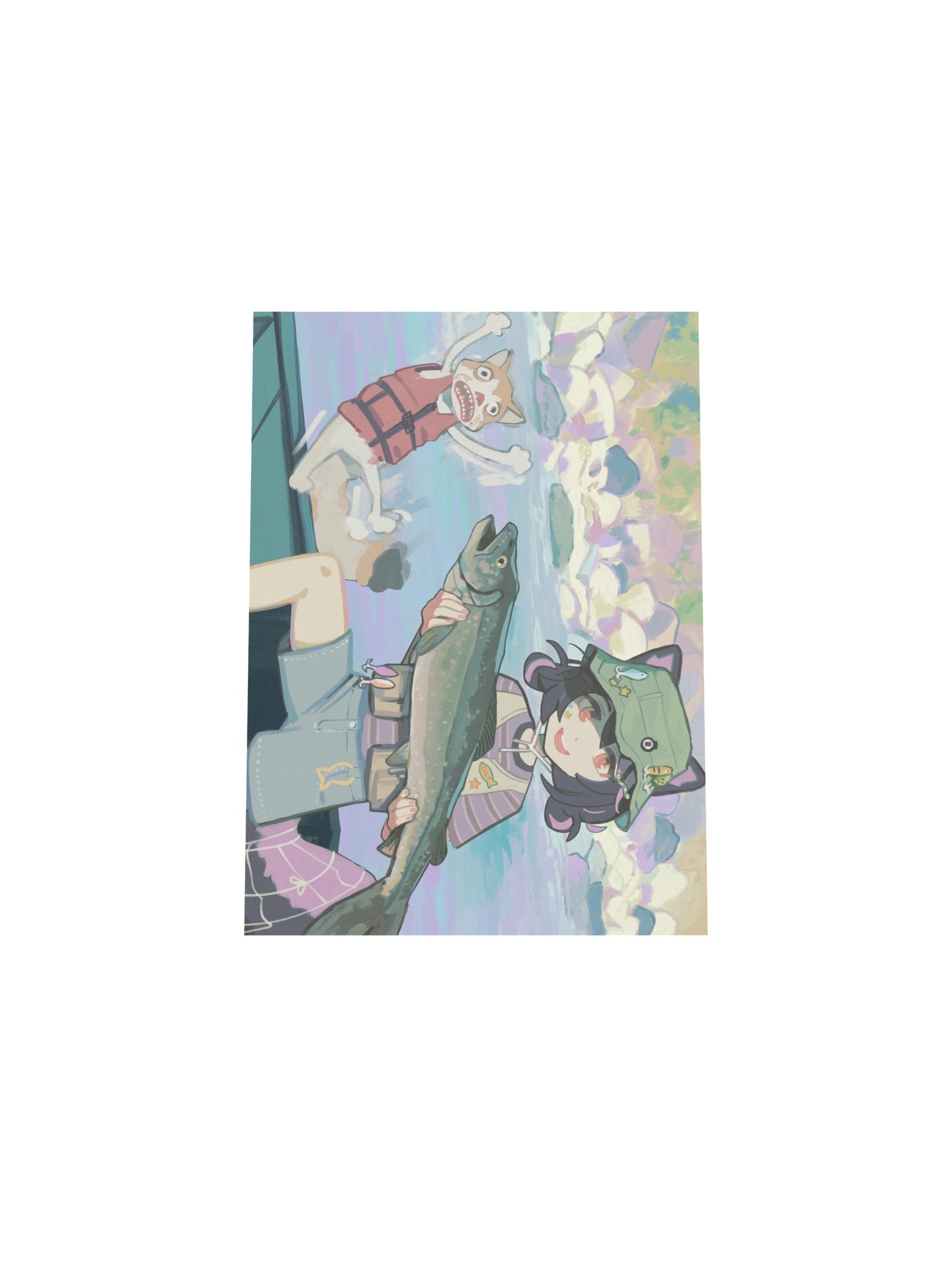 Big Catch! Art print product image (26)