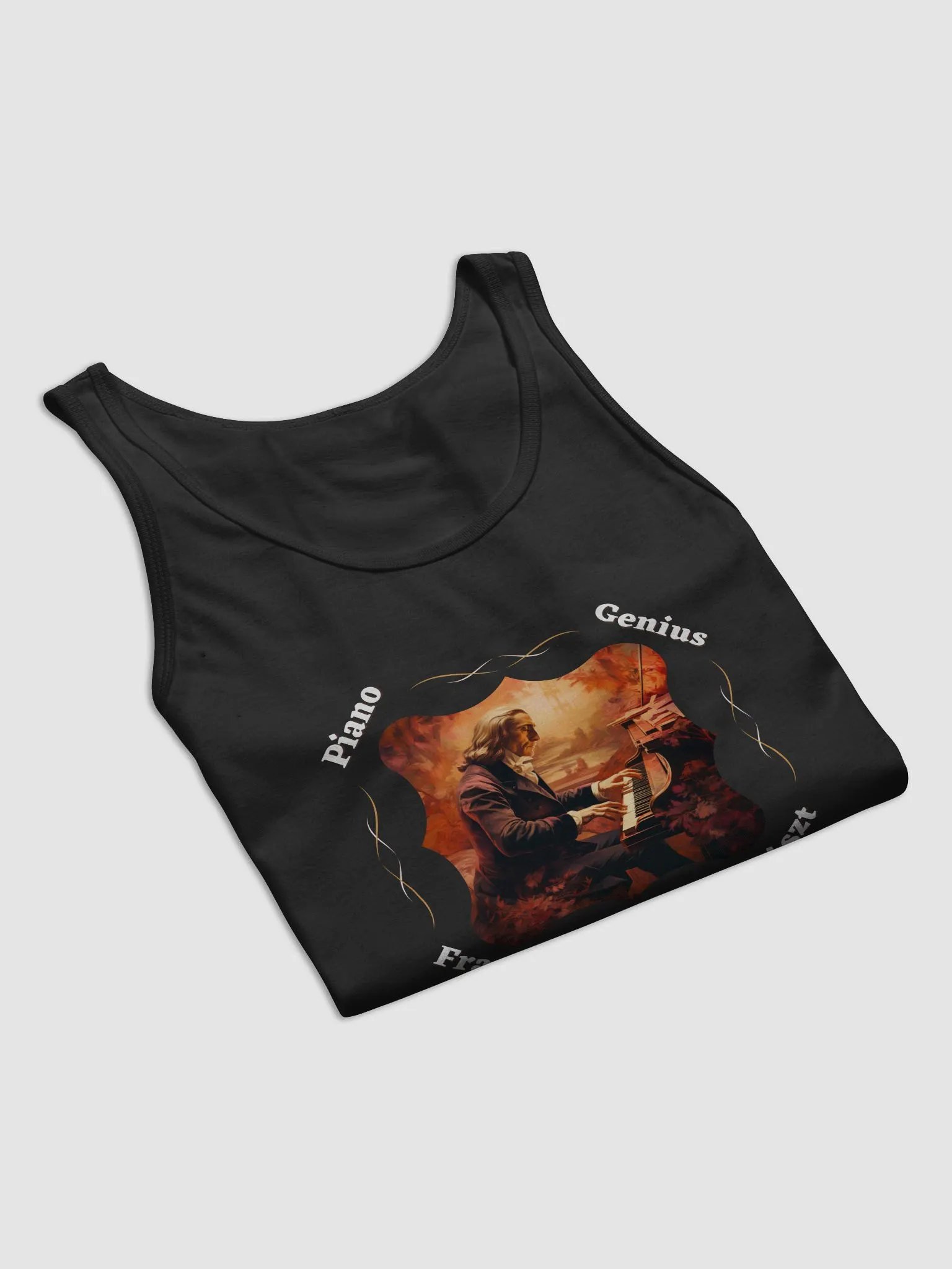 Franz Liszt - Piano Genius | Dark Tanktop product image (5)