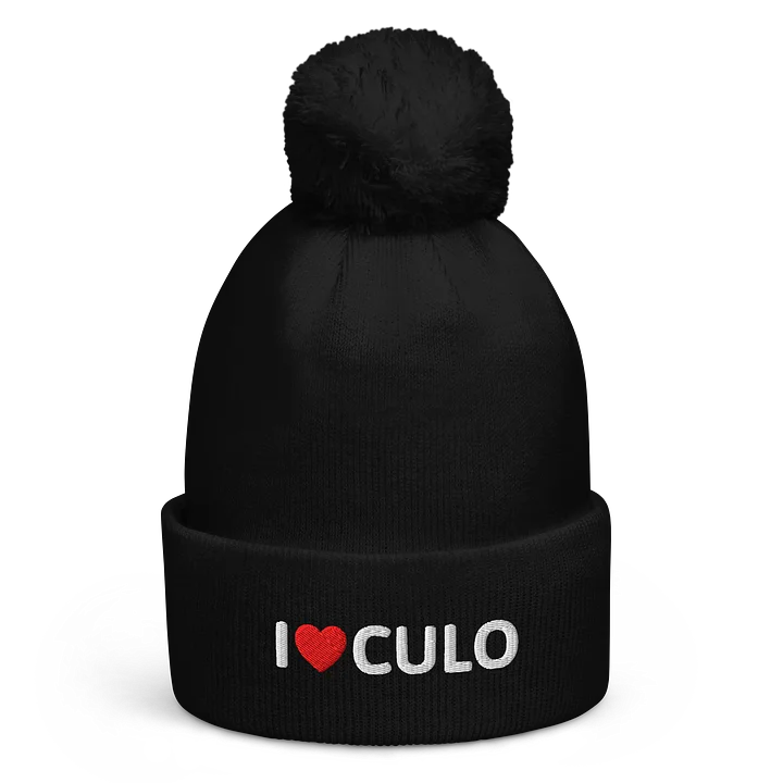 I ♥️ CULO pom pom hat product image (1)