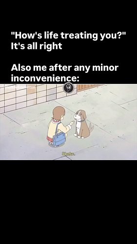I am perfectly fine, no one’s mental health is circling down the drain 🫠