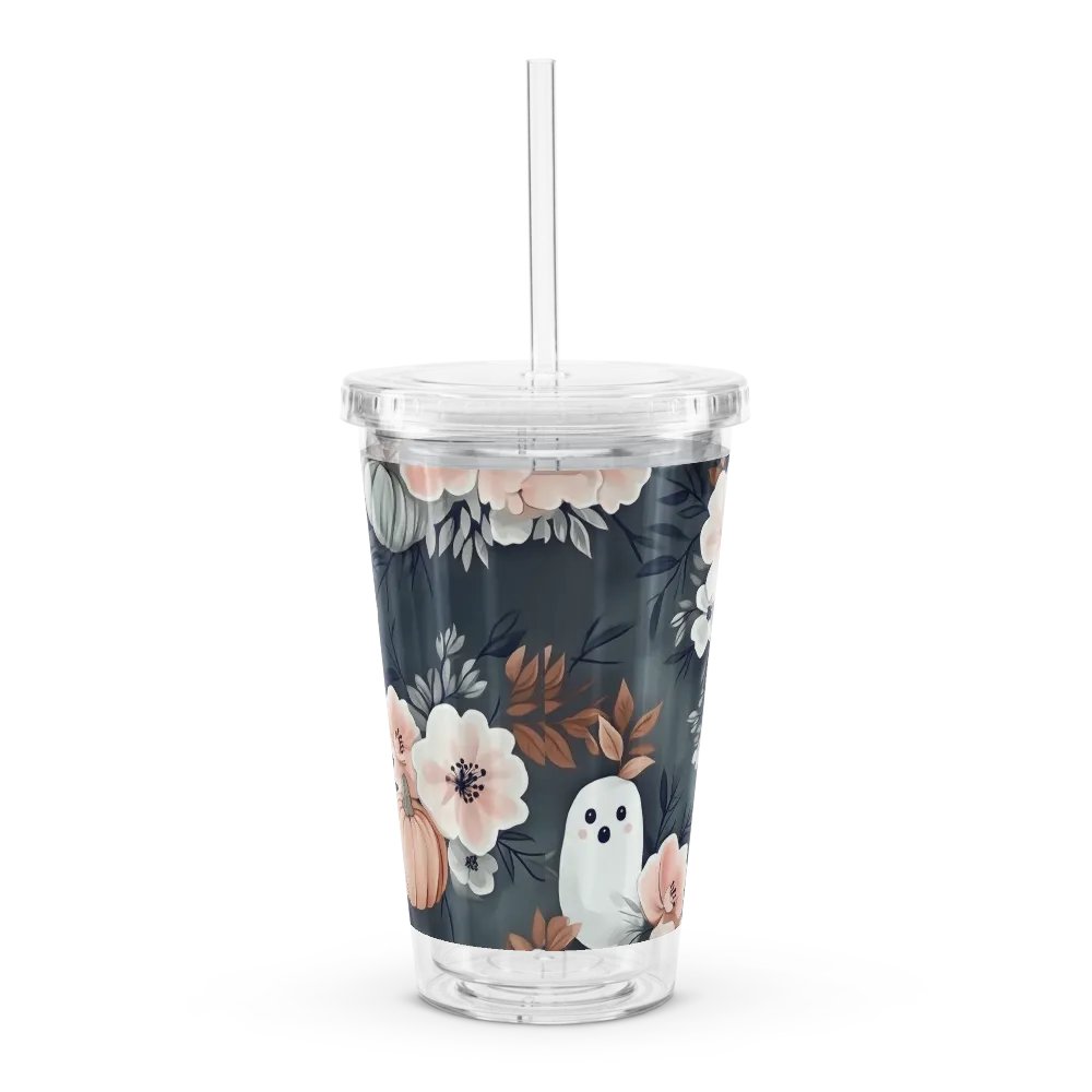 Halloween Ghosts Clear Tumbler product image (2)