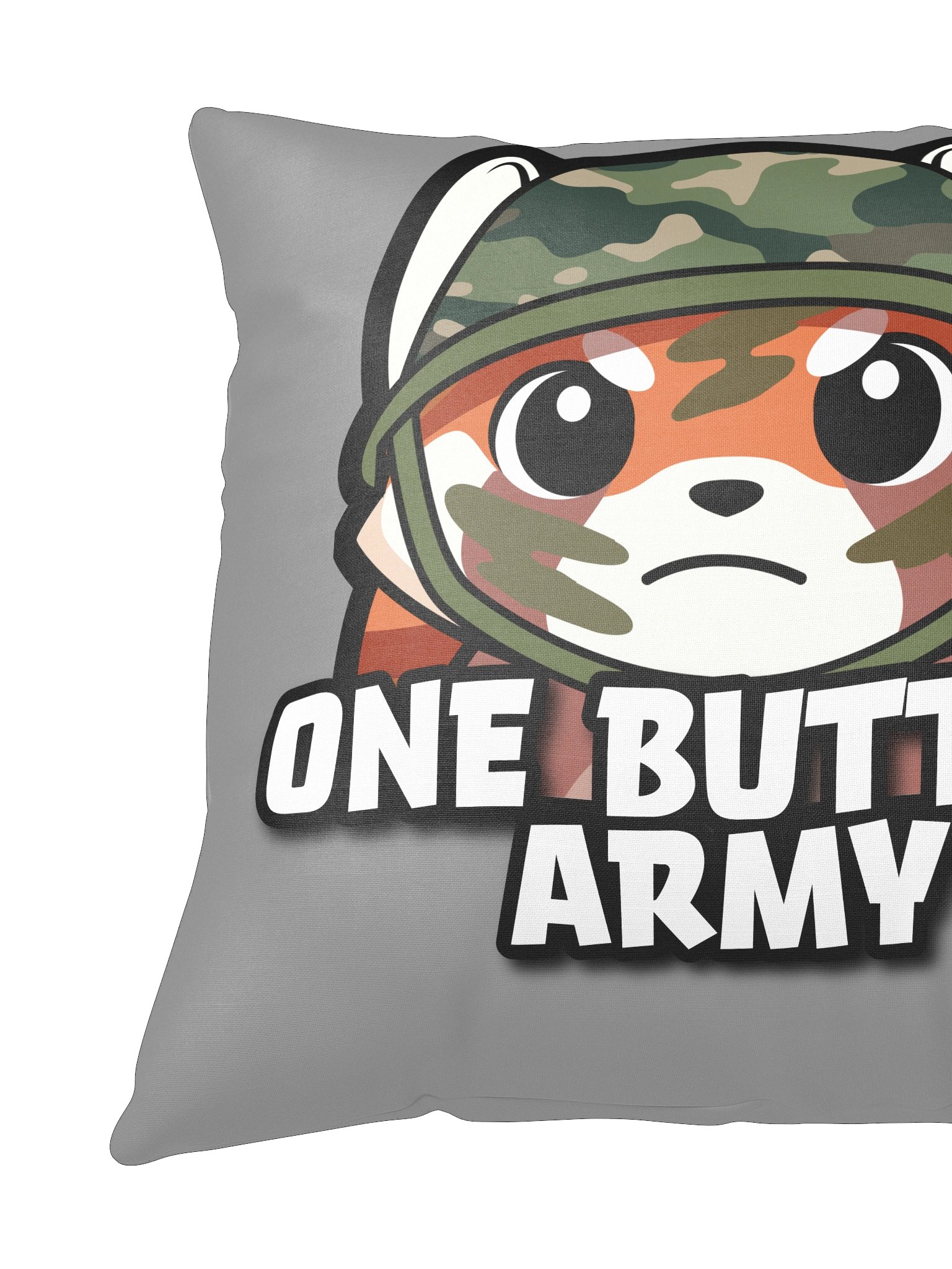 One Button Army - Print Pillow product image (3)