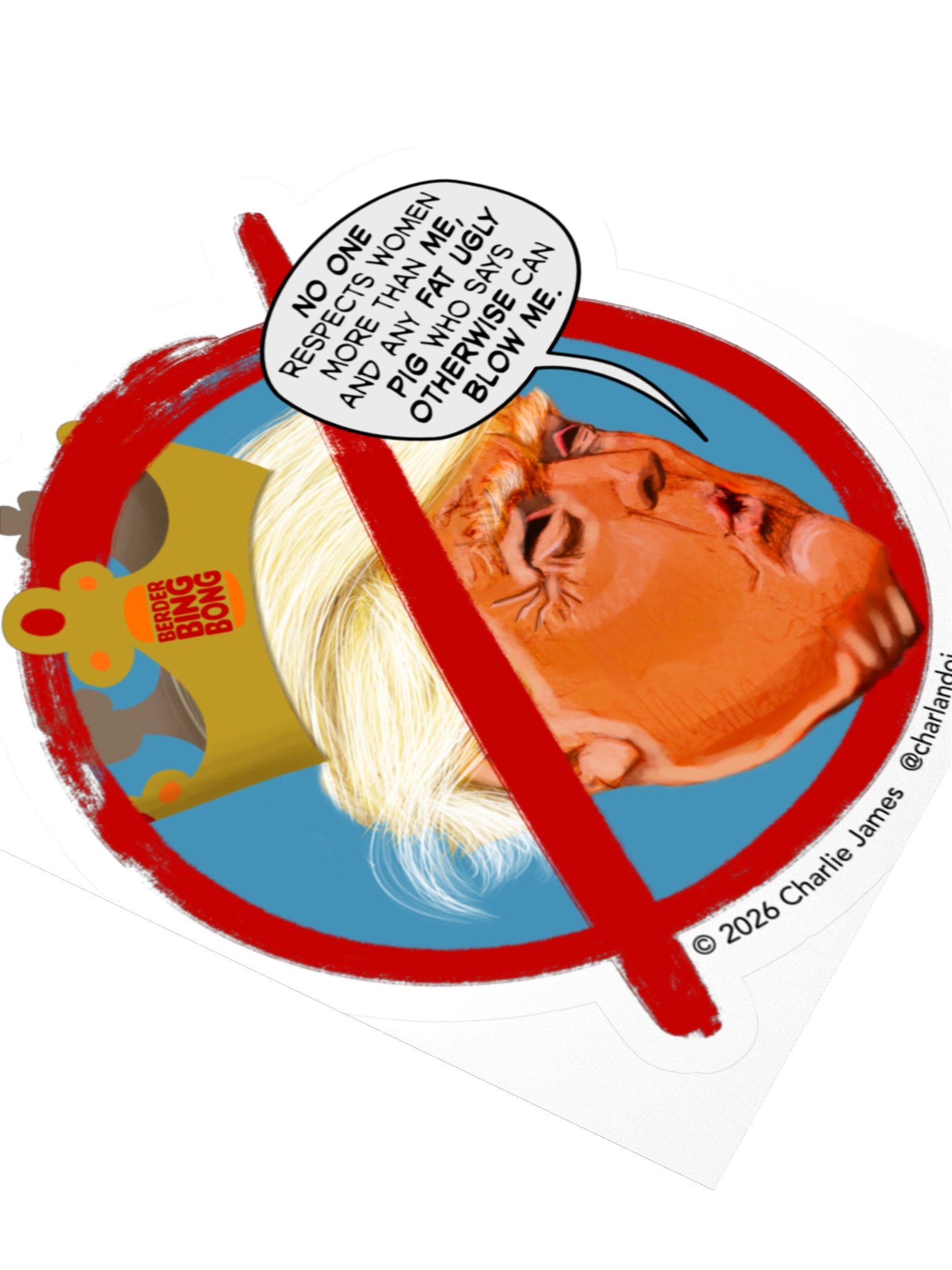 Piggy Kiss Cut Sticker product image (3)