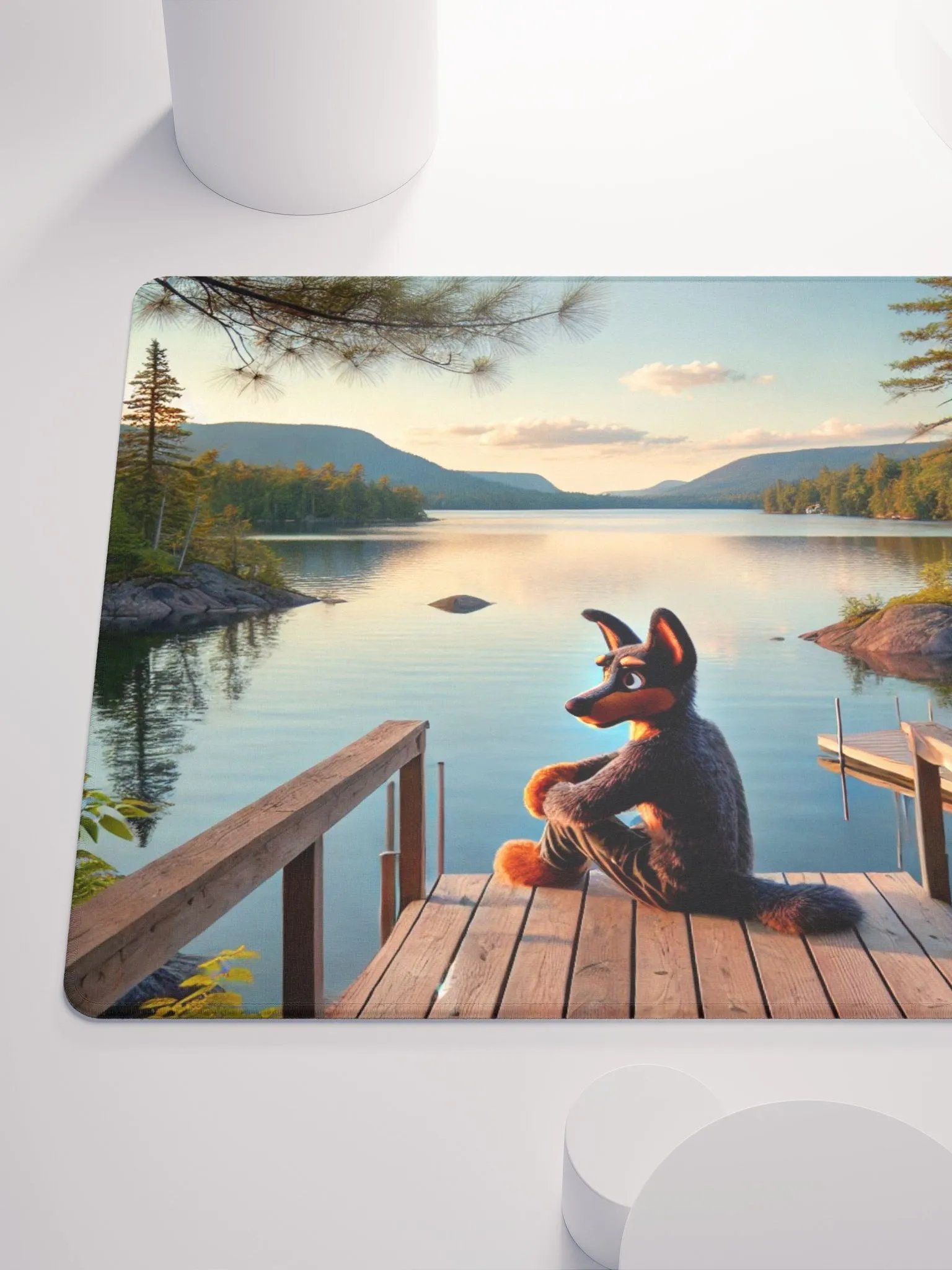 AI Generated Doberman Mouse Pad product image (6)
